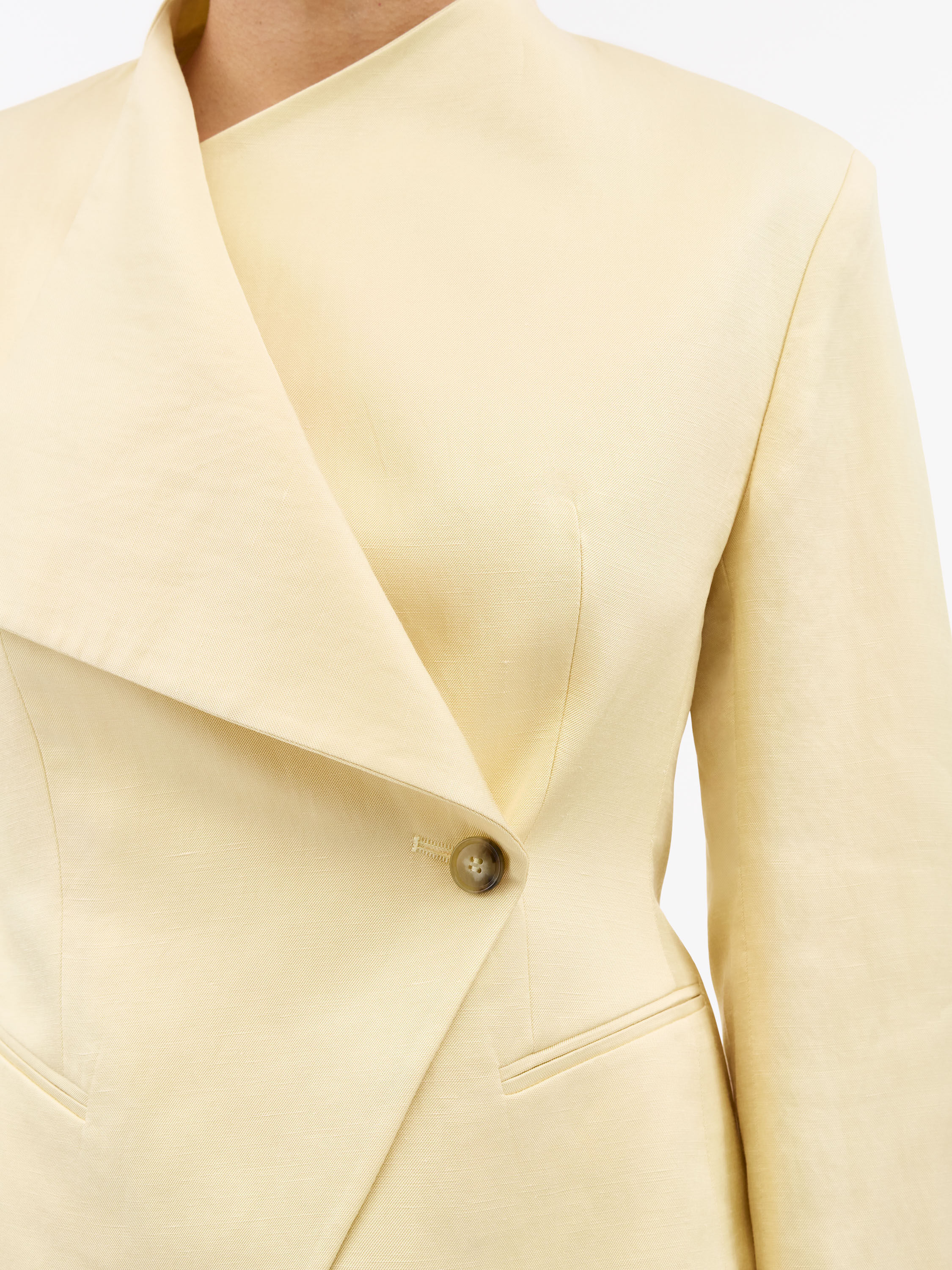 Audris Linen-Blend Suit