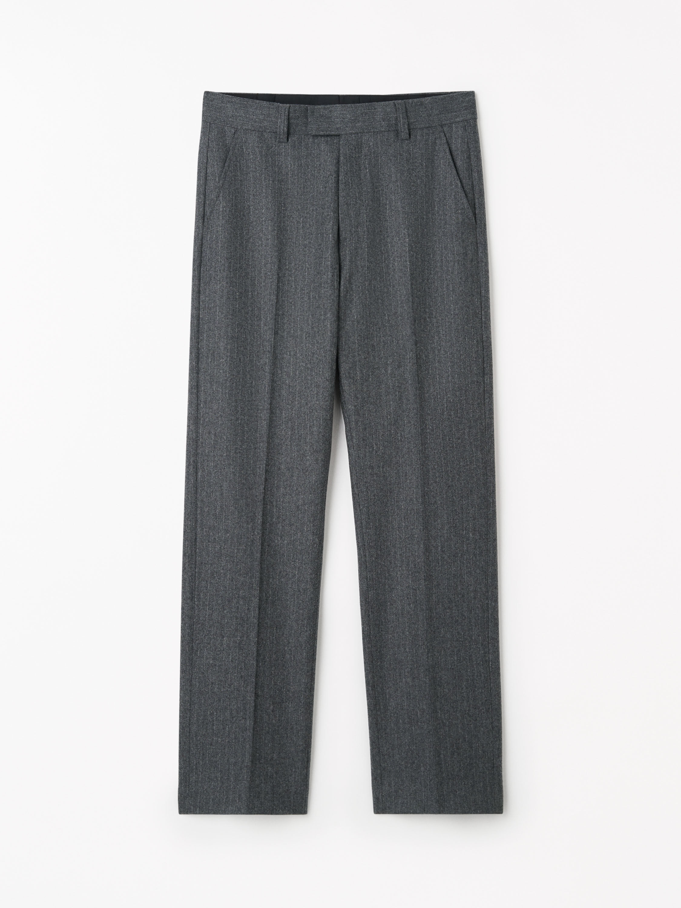 Pantalon en Laine &agrave; Rayures Tommie