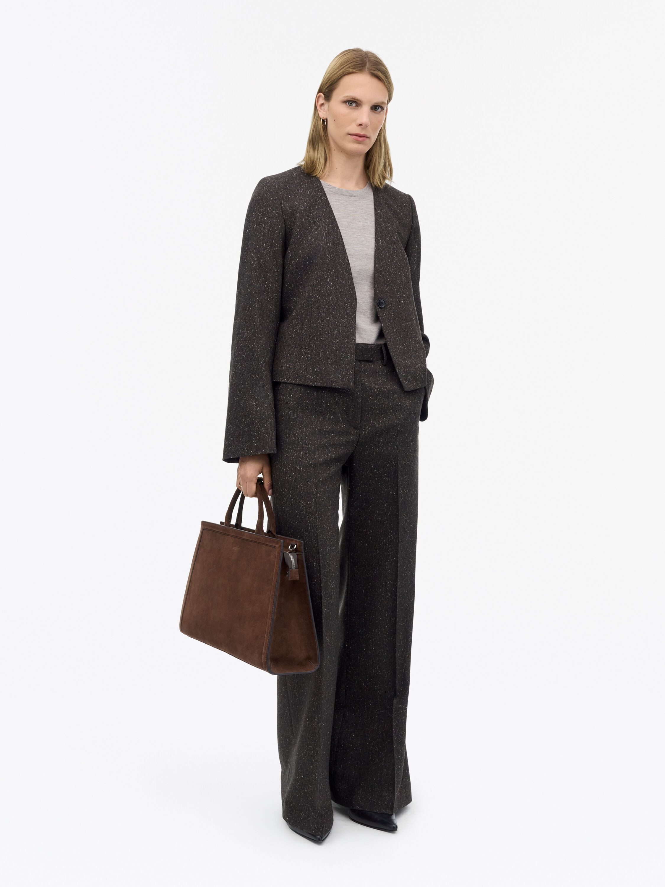 Ancori Suede Office Bag