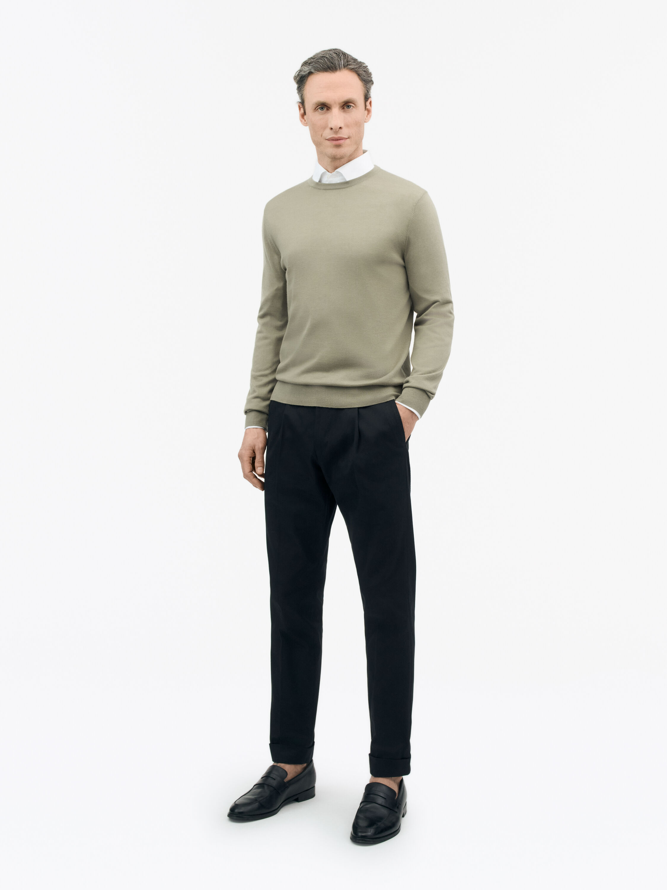 Connor Wool Crew-neck Sweater