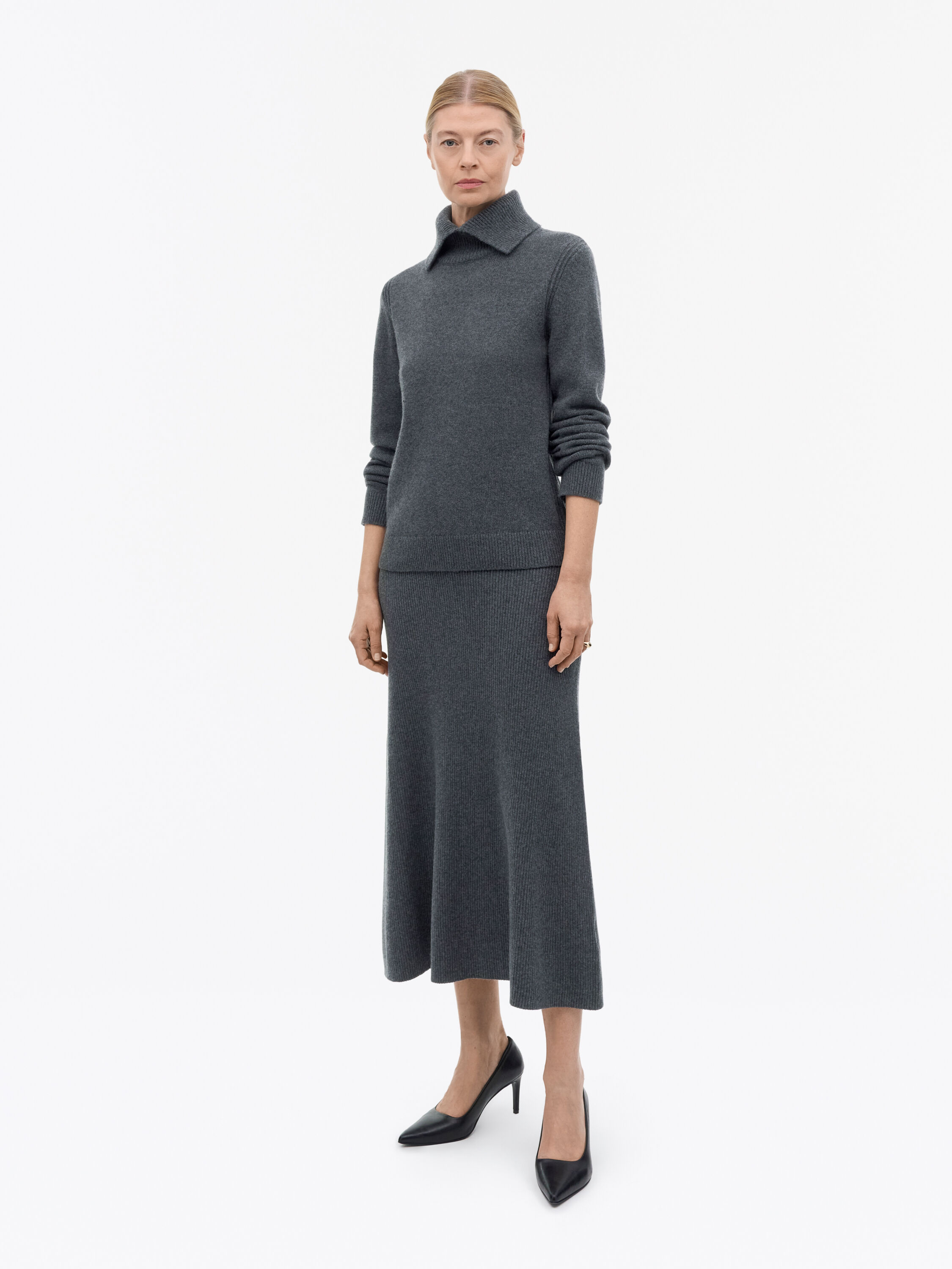 Zaya Wool Cashmere Skirt