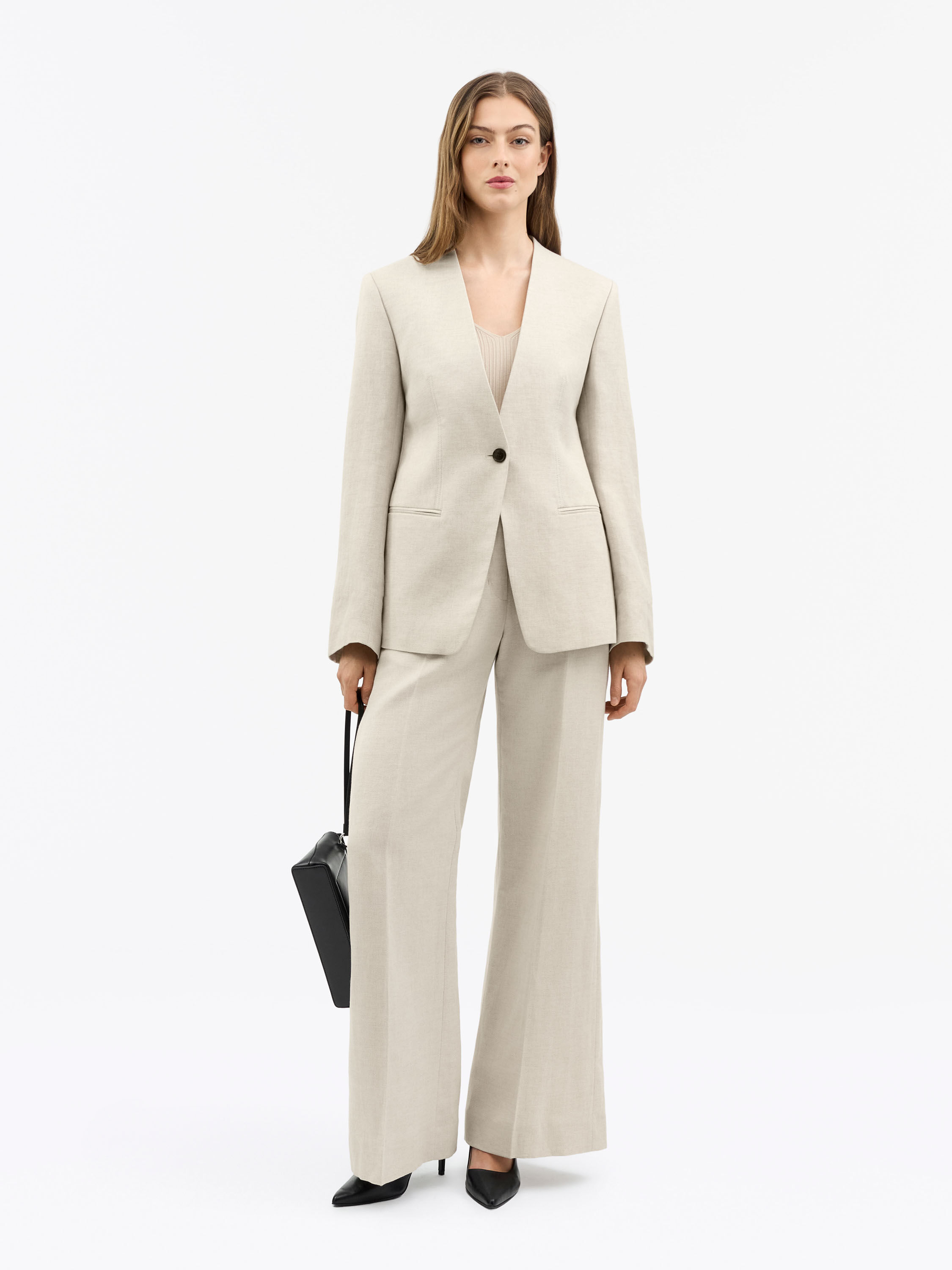 Joni Baumwoll-Leinen-Blazer