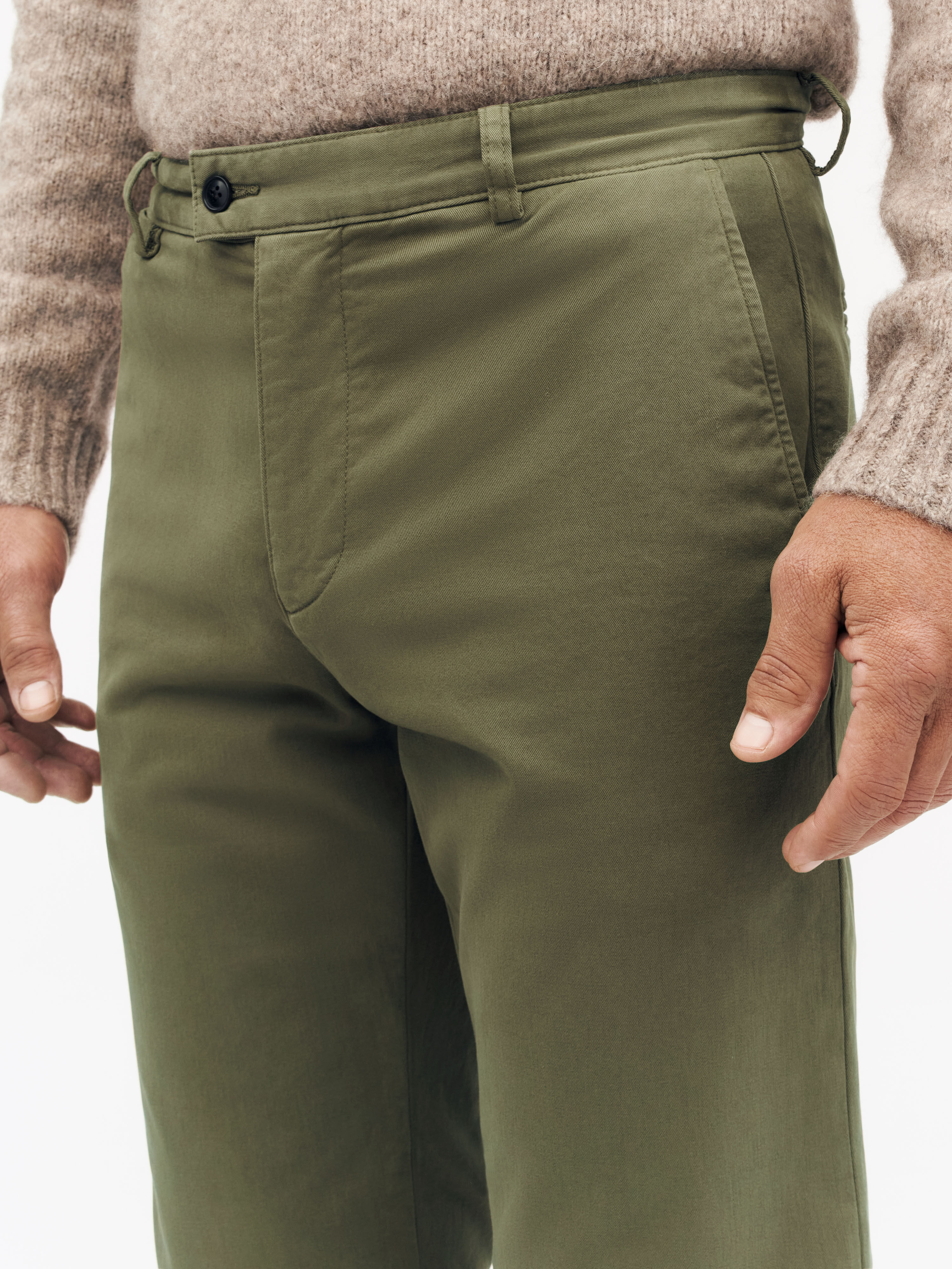 Caidon casual Chino-style trousers in cotton twill | Tiger Of Sweden