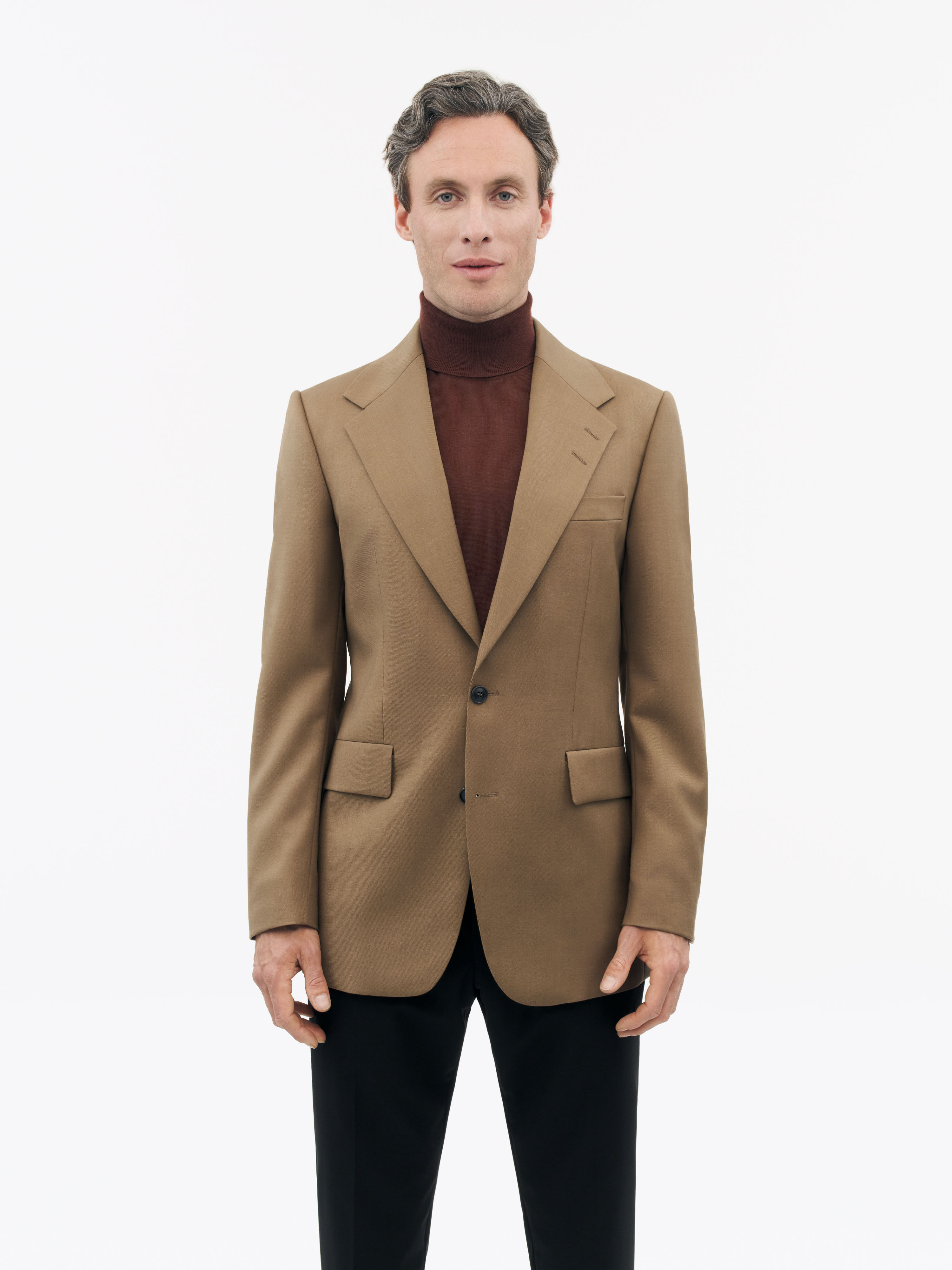 ジャケット SPORTMAX DOUBLE-BREASTED BROWN WOOL JACKET Sportmax Double Breasted Brown Wool Jacket | Balardi