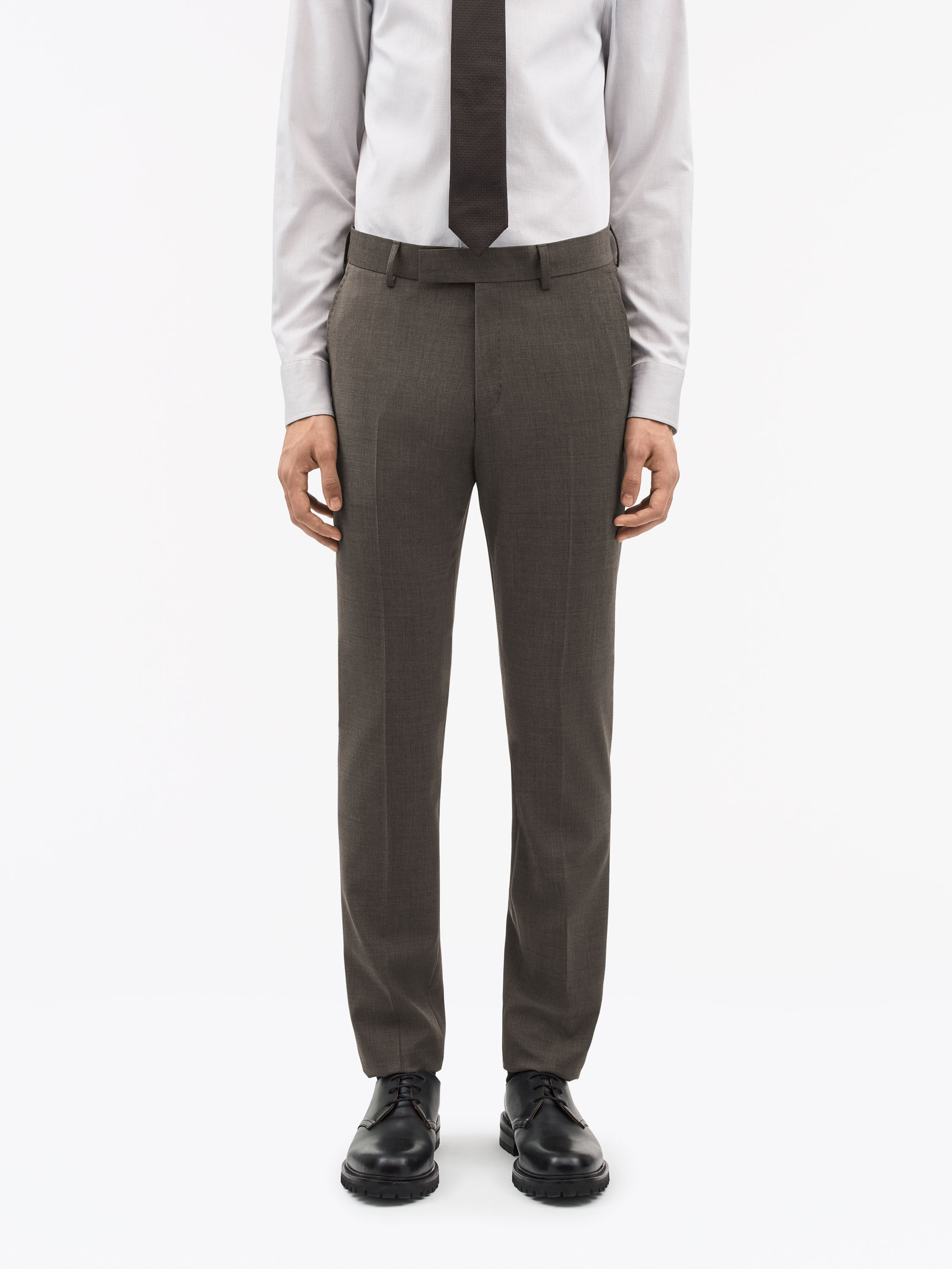 Pantalon droit en laine Tenuta RWS