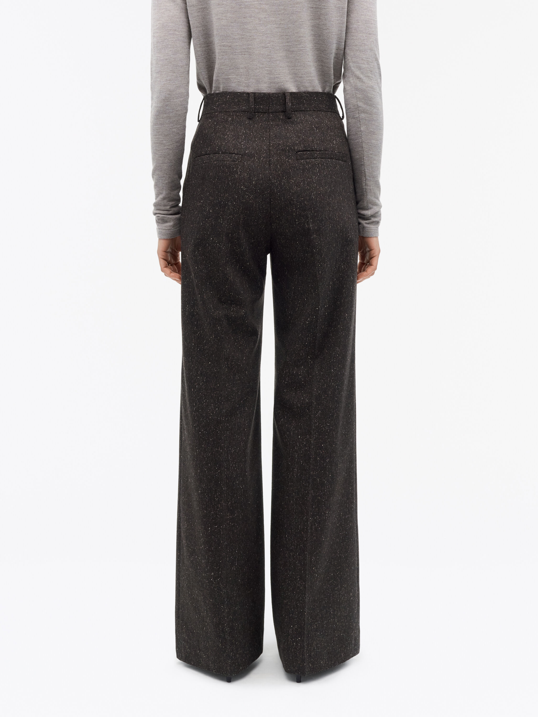 Eleanor Flecked Wool Suit
