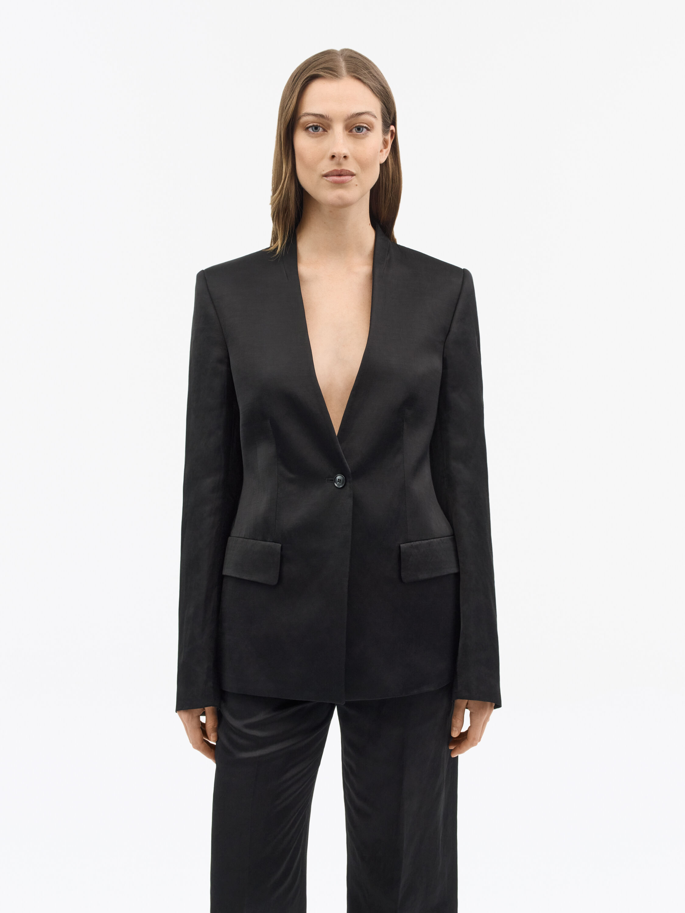 Ayla Collarless Blazer