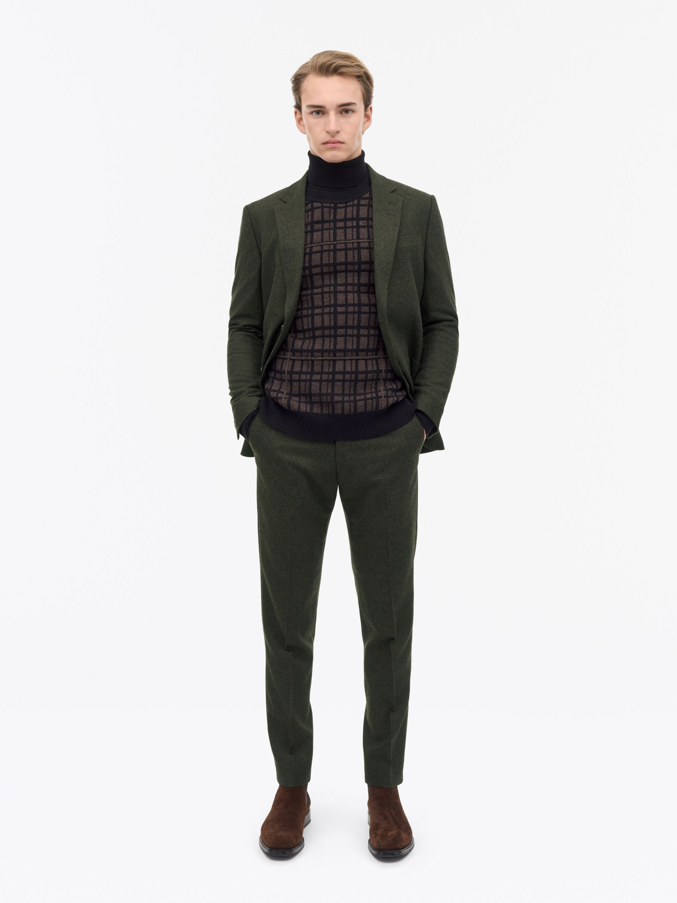 Tenuta Brushed Wool Trousers