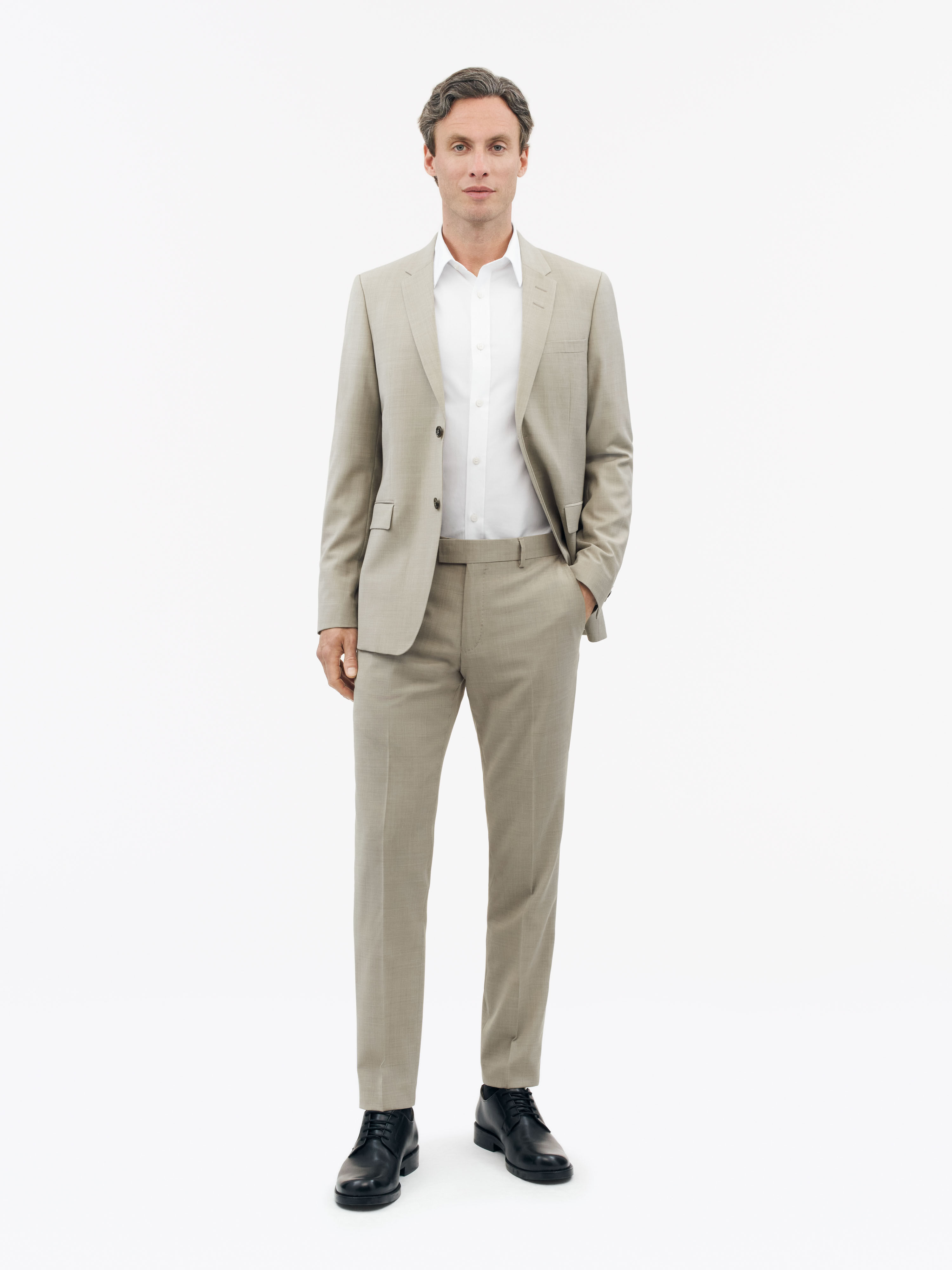 Tenuta Slim-Fit Hose Aus Wollmischung