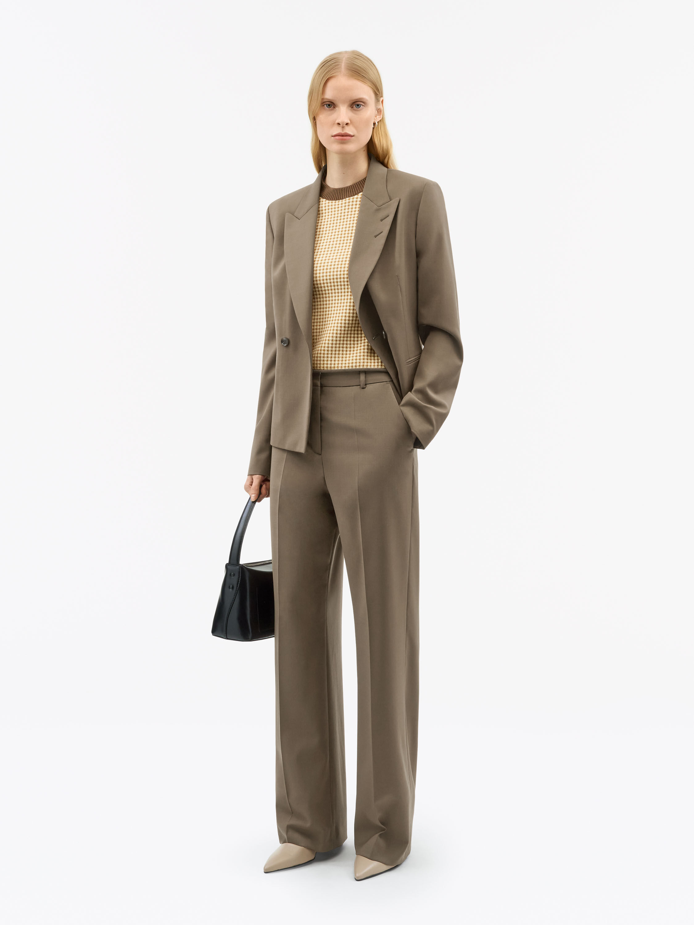 Umaas Wide Mid Waist Trousers