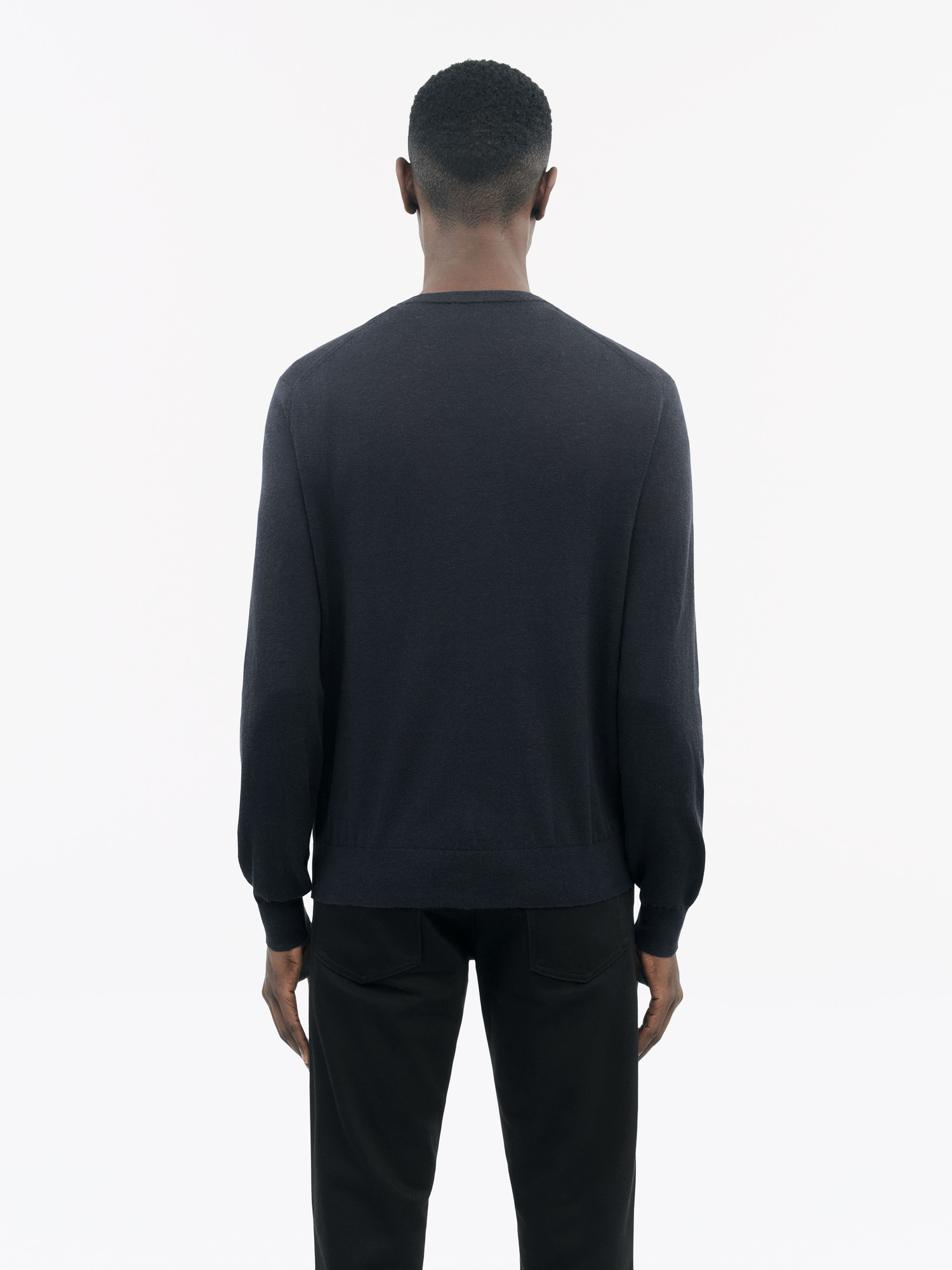 Connor L Linen Blend Sweater