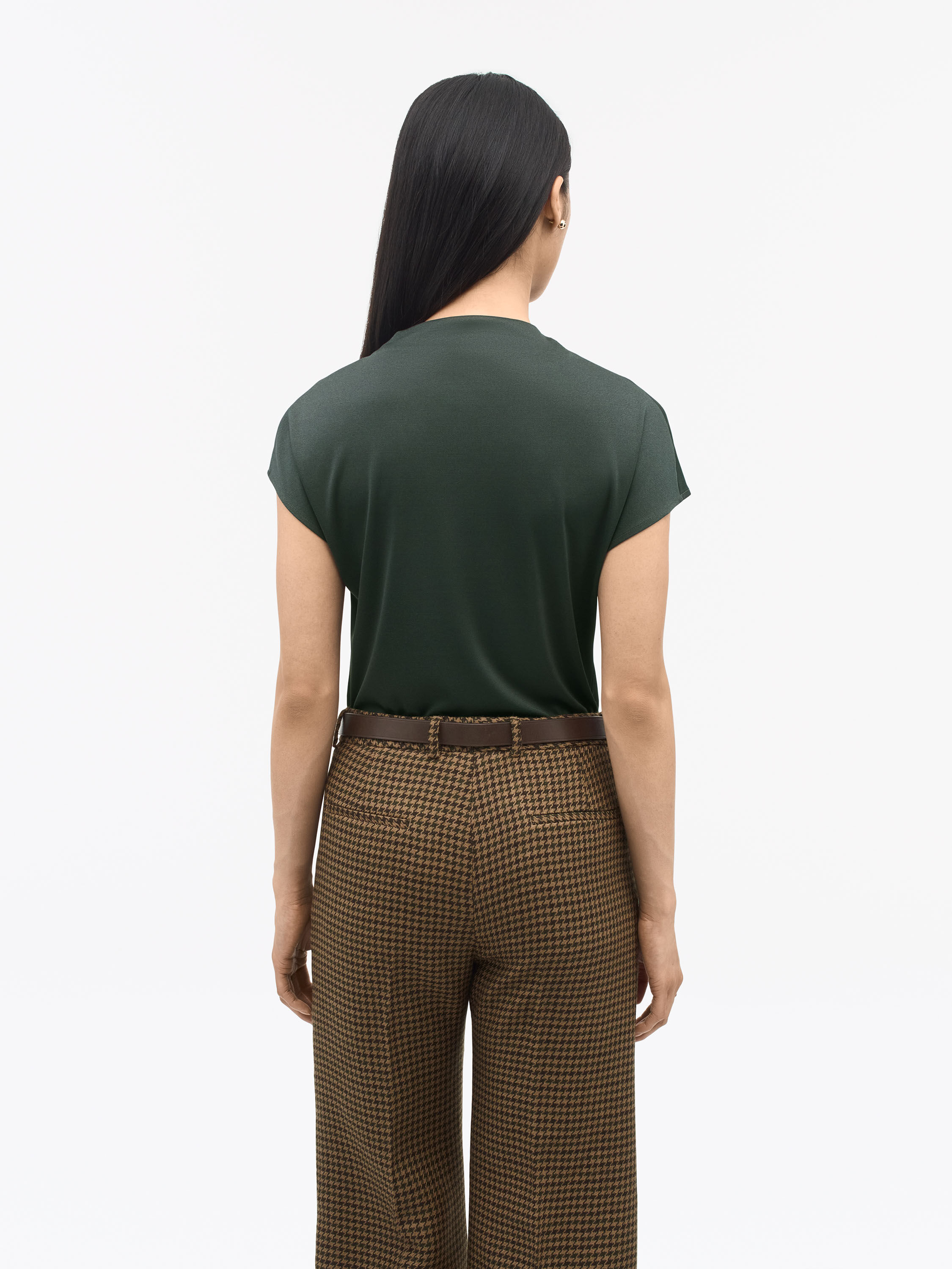 Alitta Slim Cap-Sleeve Top