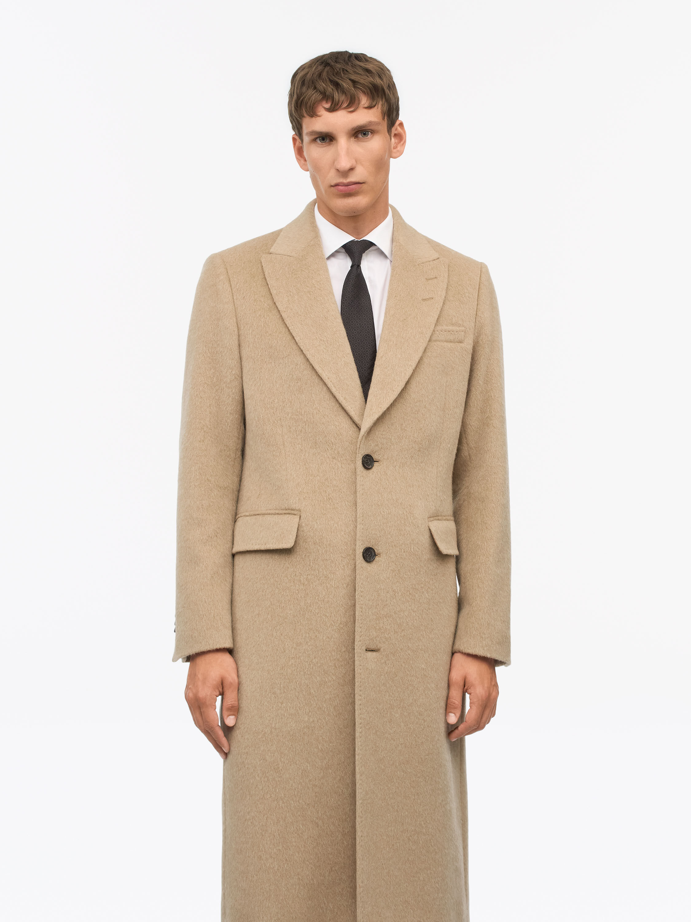 Otho Elegant Wool Mohair Coat