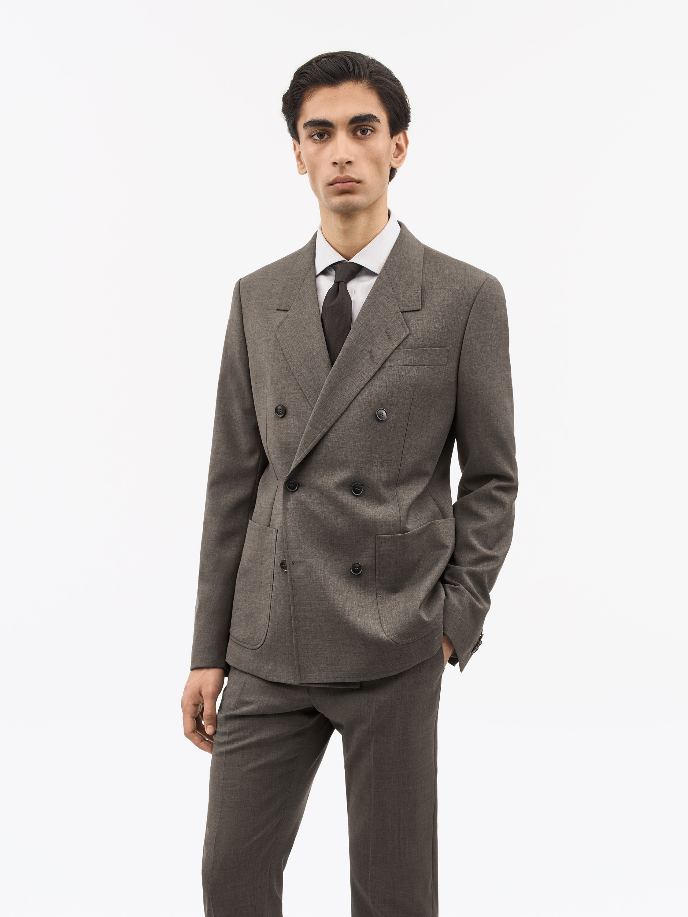 Jeen RWS Double-Breasted Wool Jacket