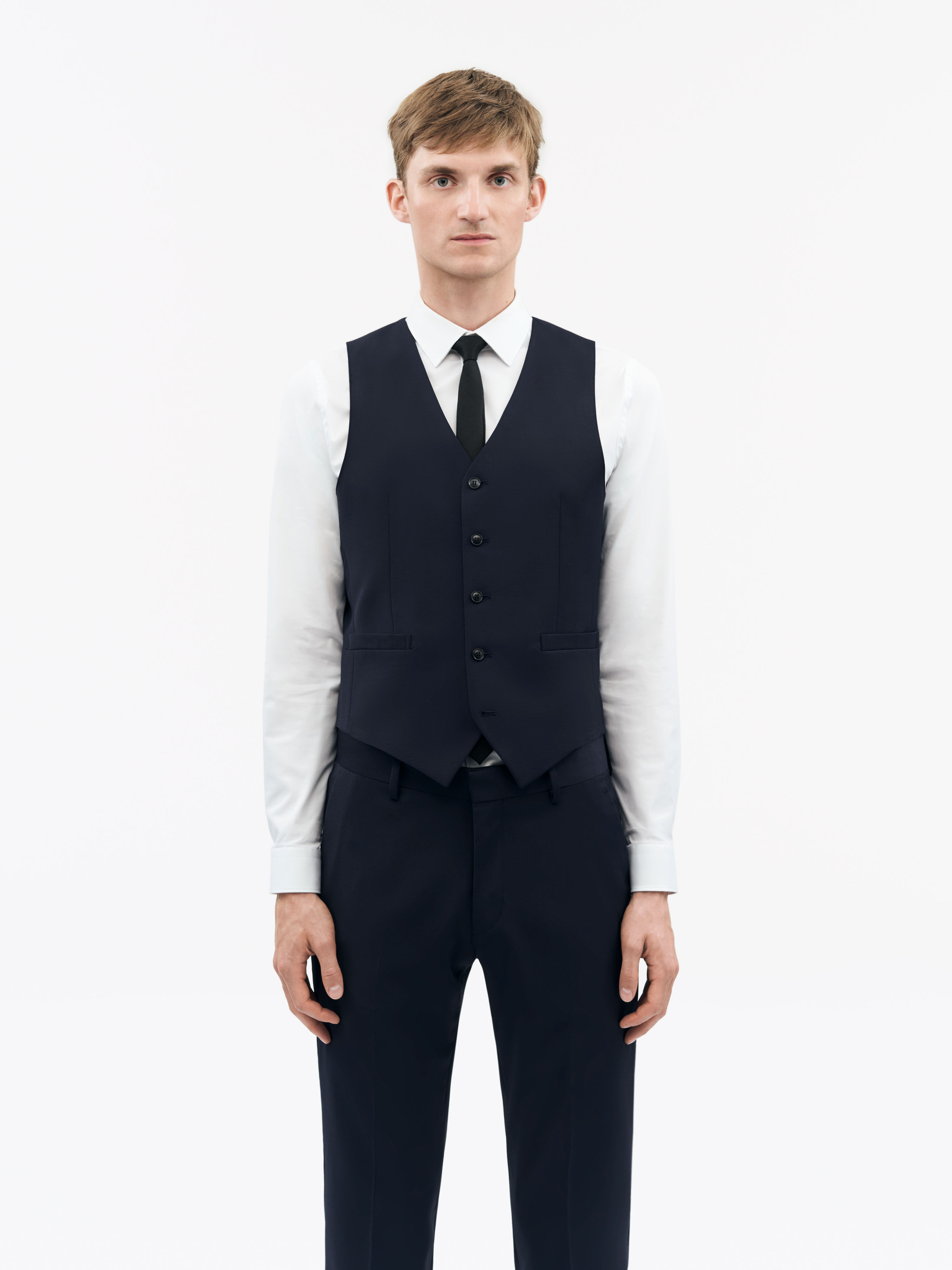 Wayde Polyester-Wool Blend Waistcoat