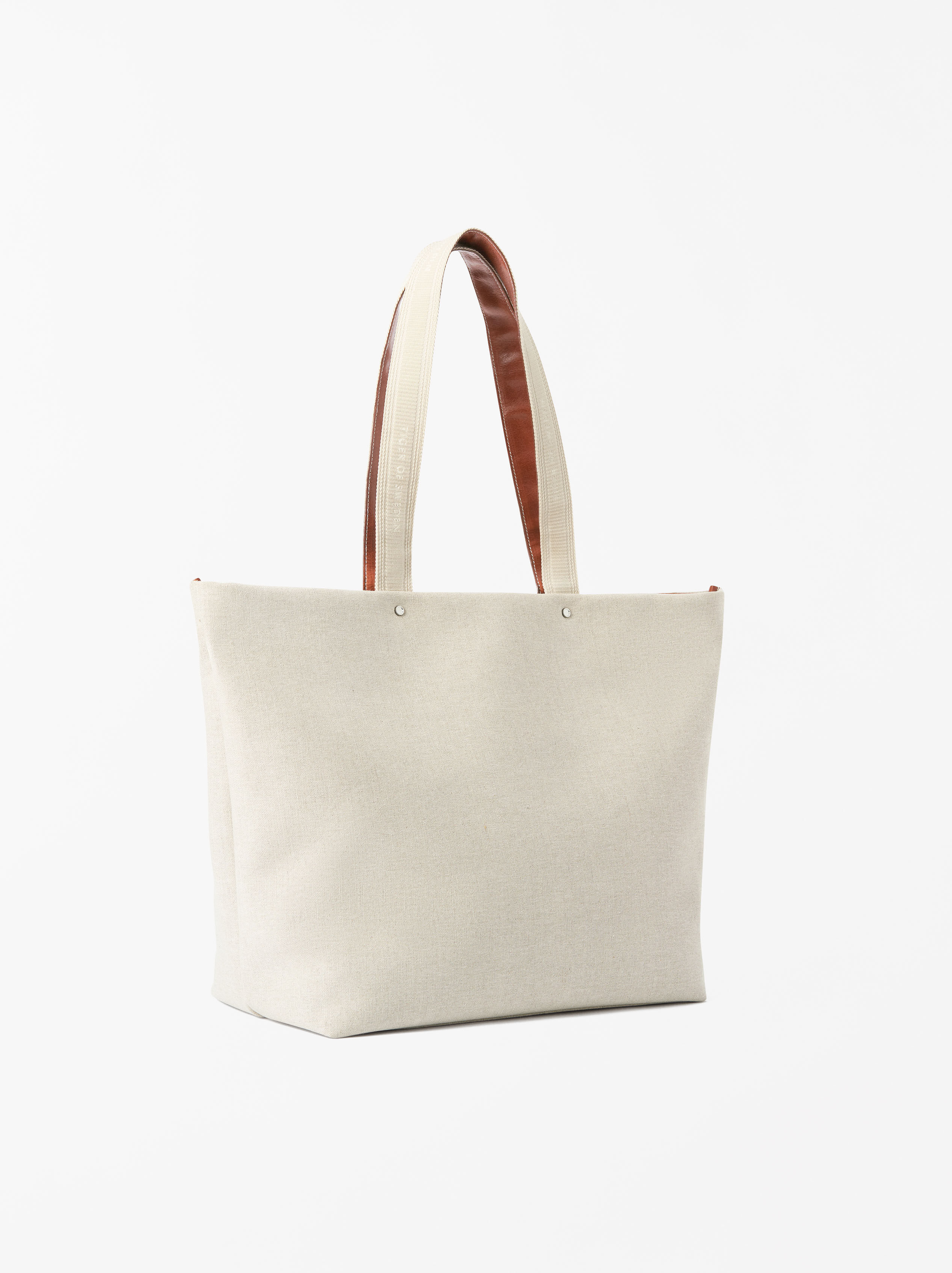 Large cotton light ivory Vaston Weekend Bag Tiger Of Sweden