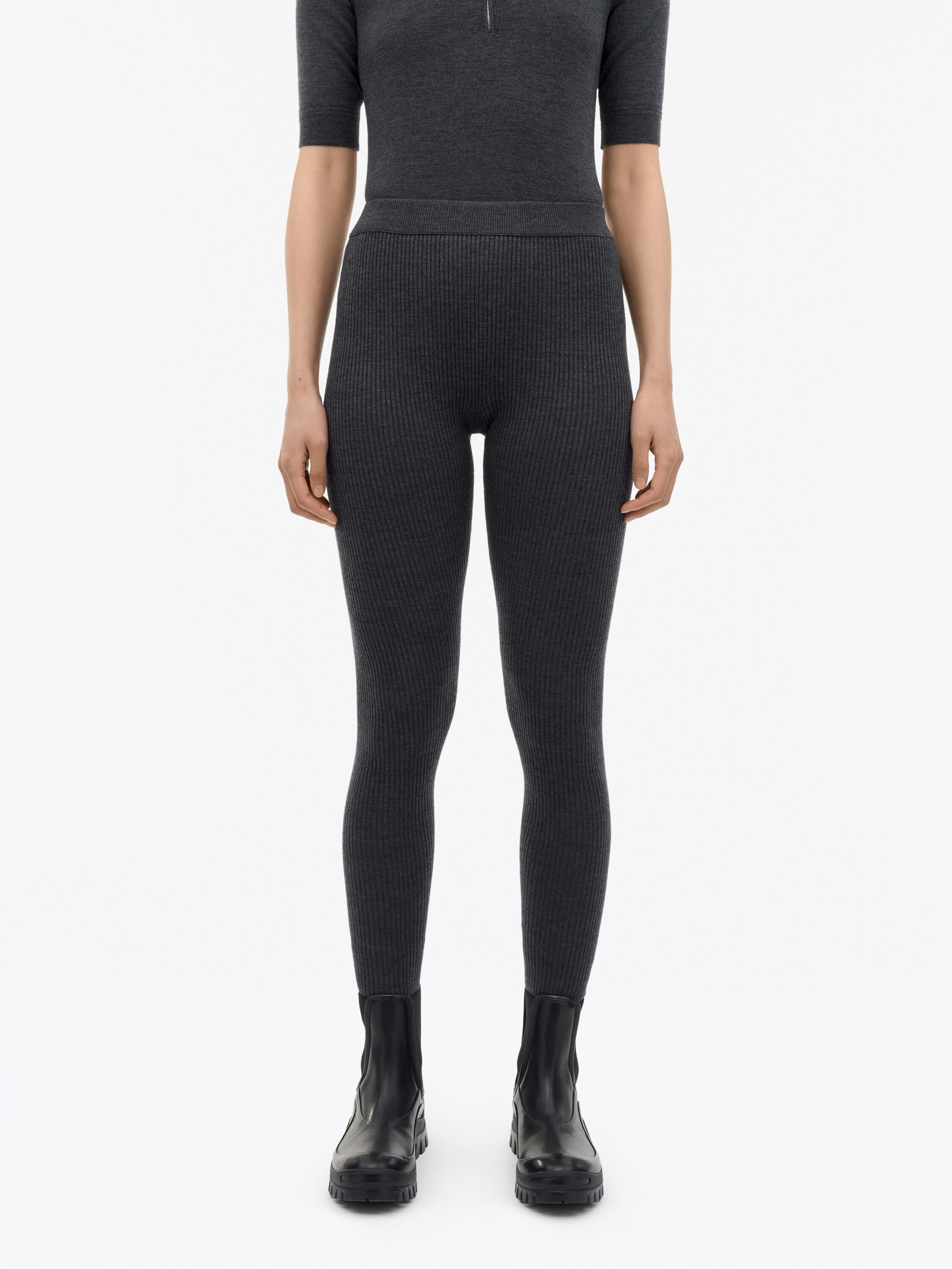 Lyra Knitted Merino Leggings
