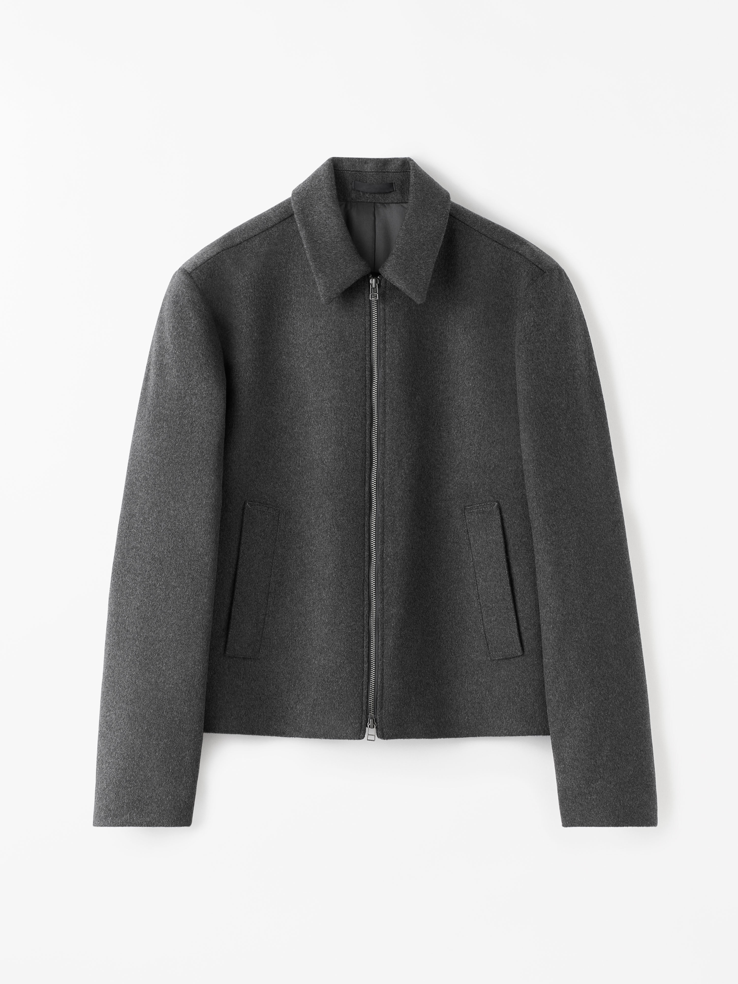Elmeri Zip-Up Wool Blend Jacket