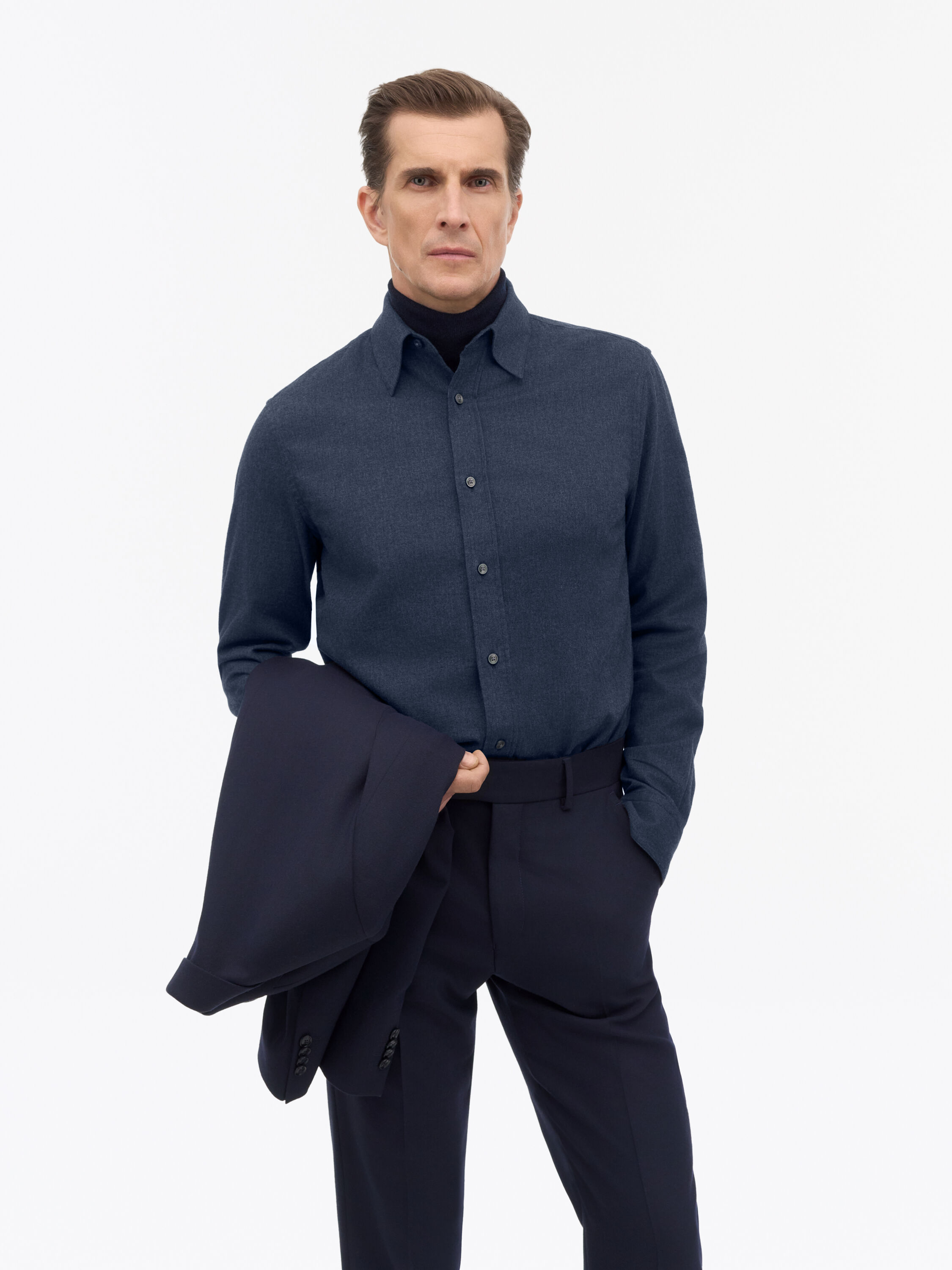 Bjorn Brushed Herringbone Shirt