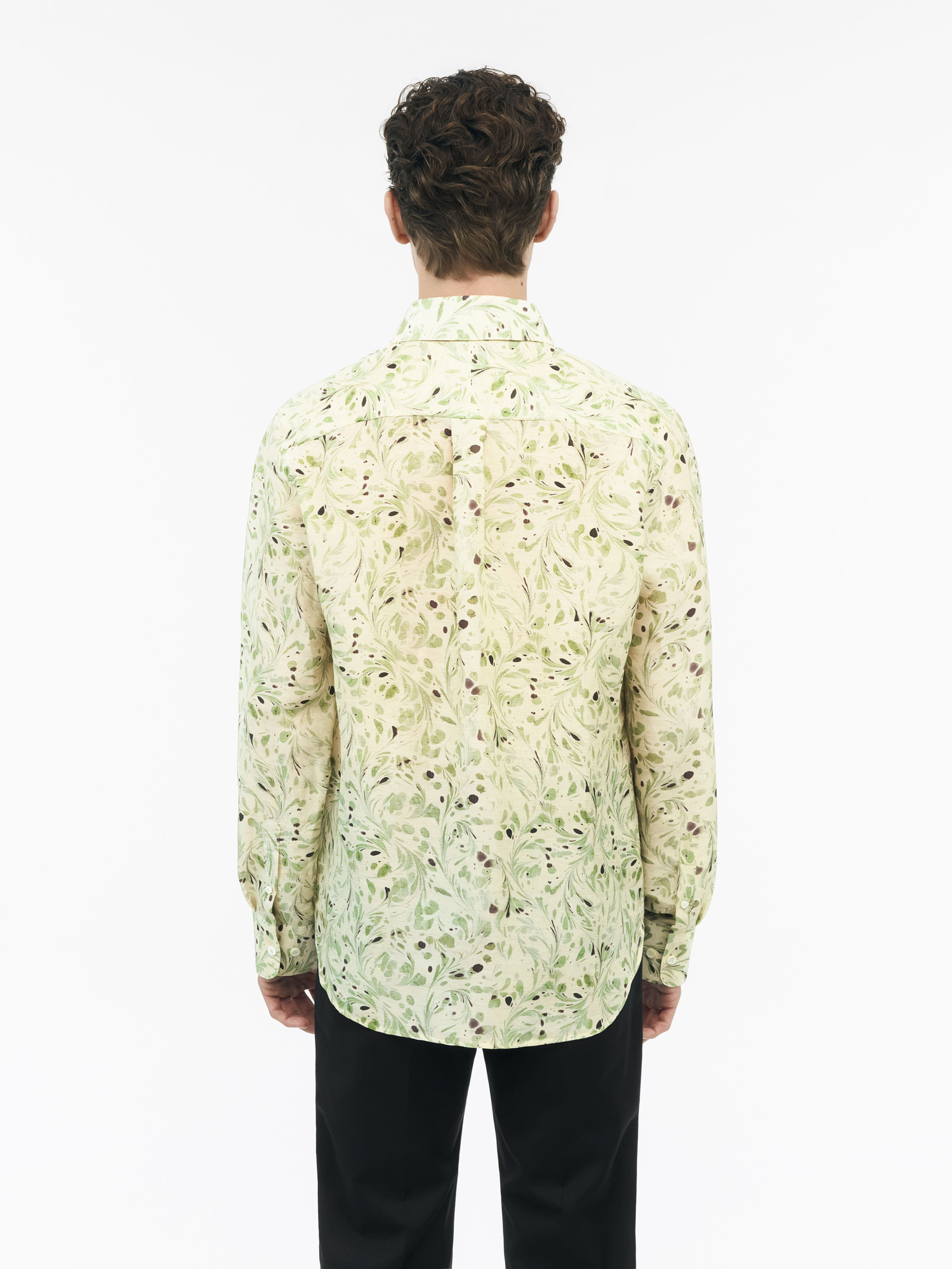 Bennett Linen Print Shirt