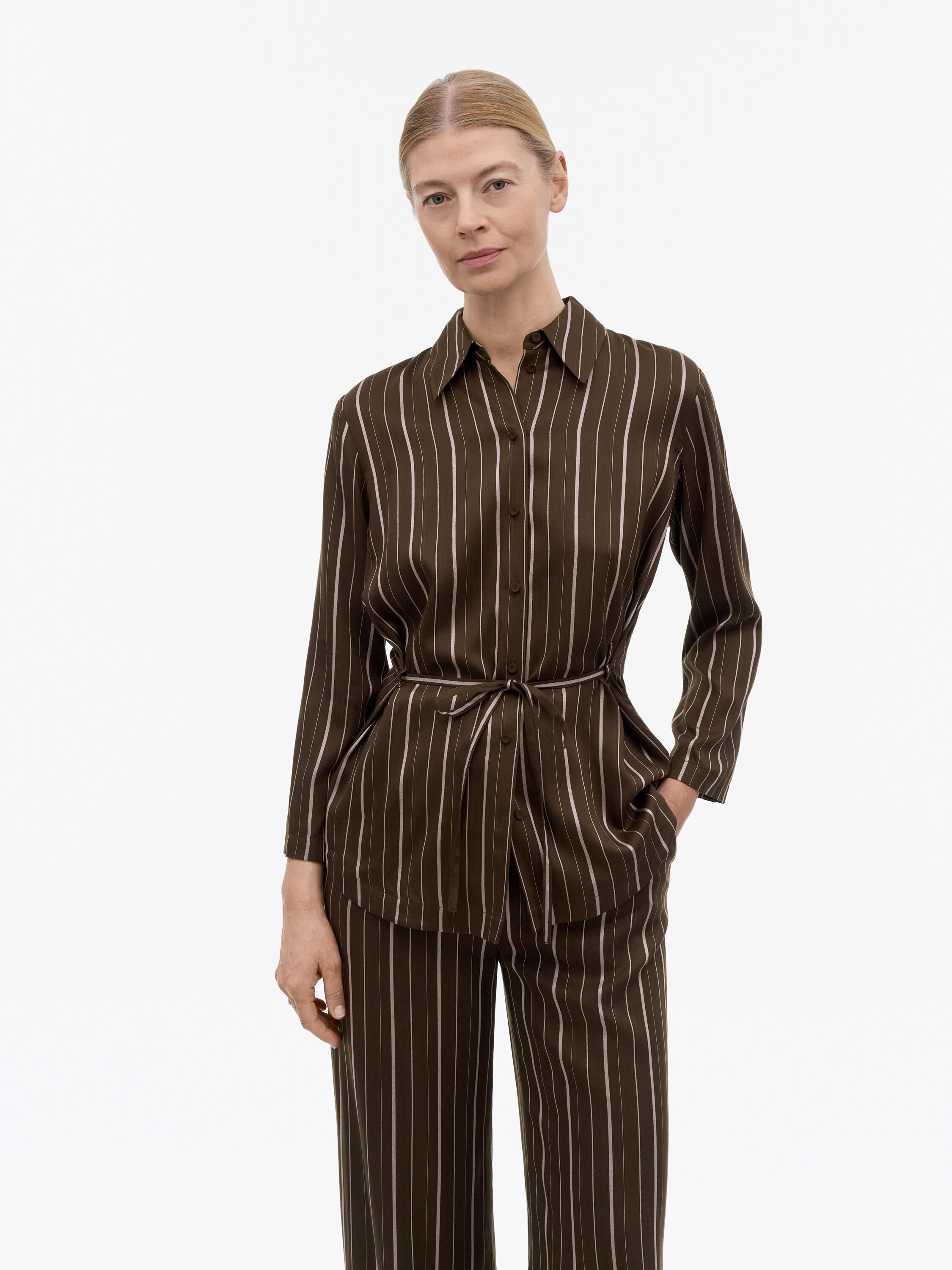 Felix Lyocell Stripe Shirt