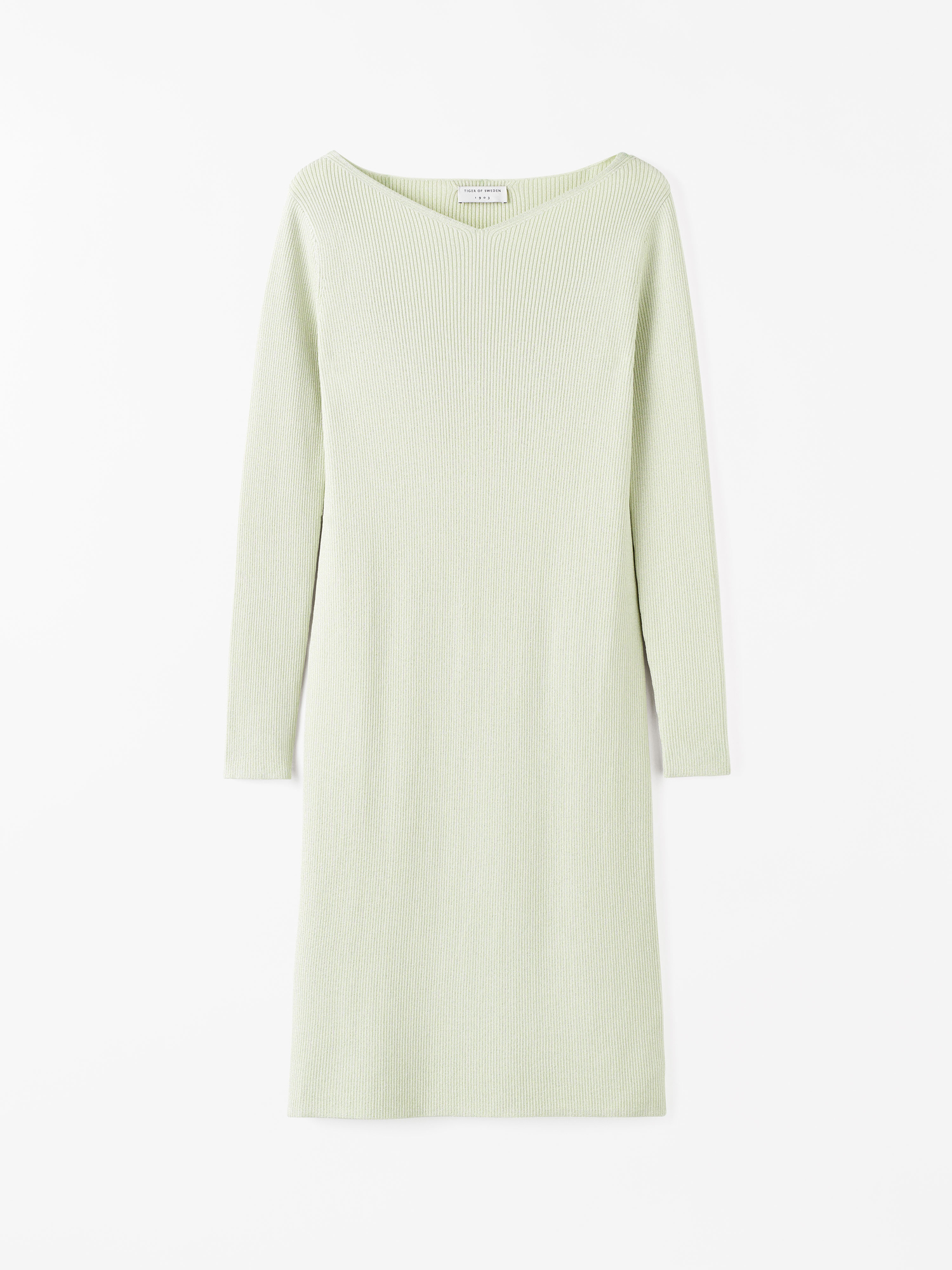 Poppie Long-Sleeved Ribbed Dress