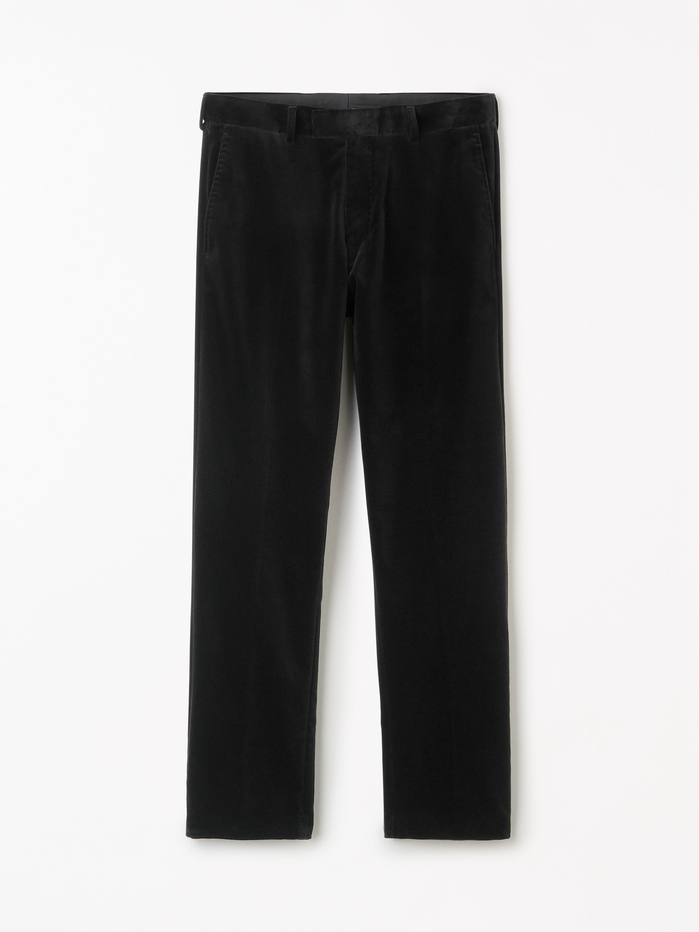 Mid-Rise Pantalon en Velours Tense