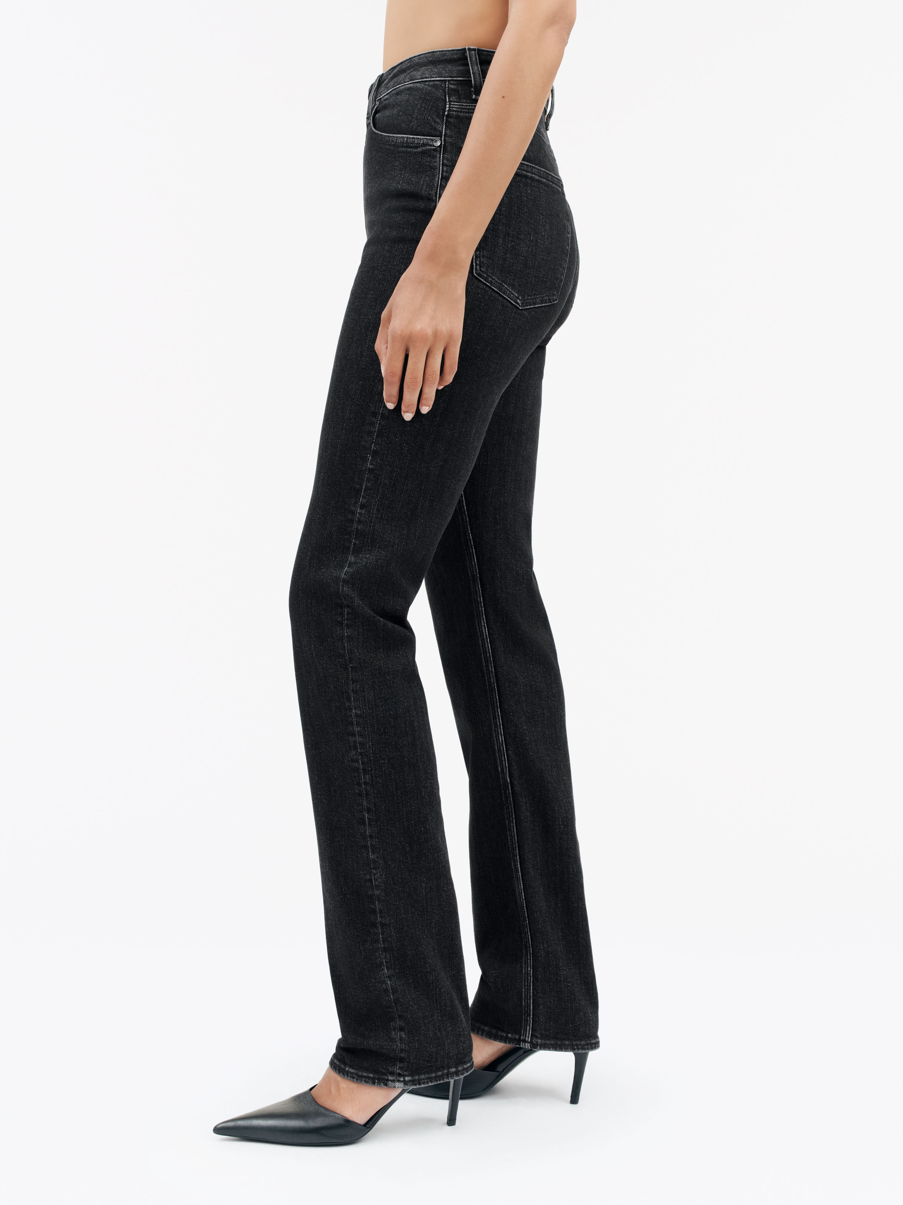 Slim Straight Fit Rin Jeans with High Waist | Tiger Of Sweden