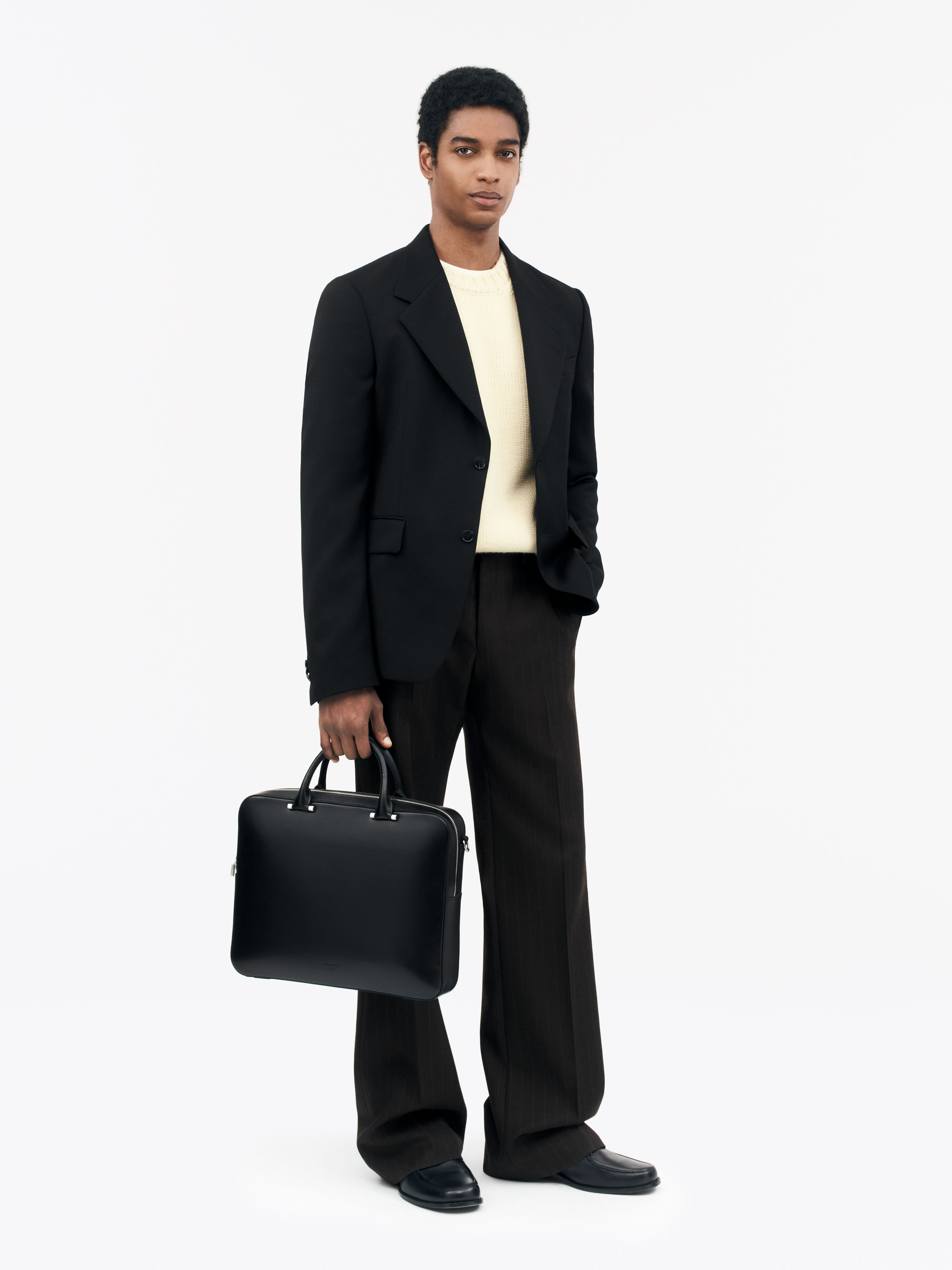 Leather two way zip Valise Briefcase Tiger Of Sweden