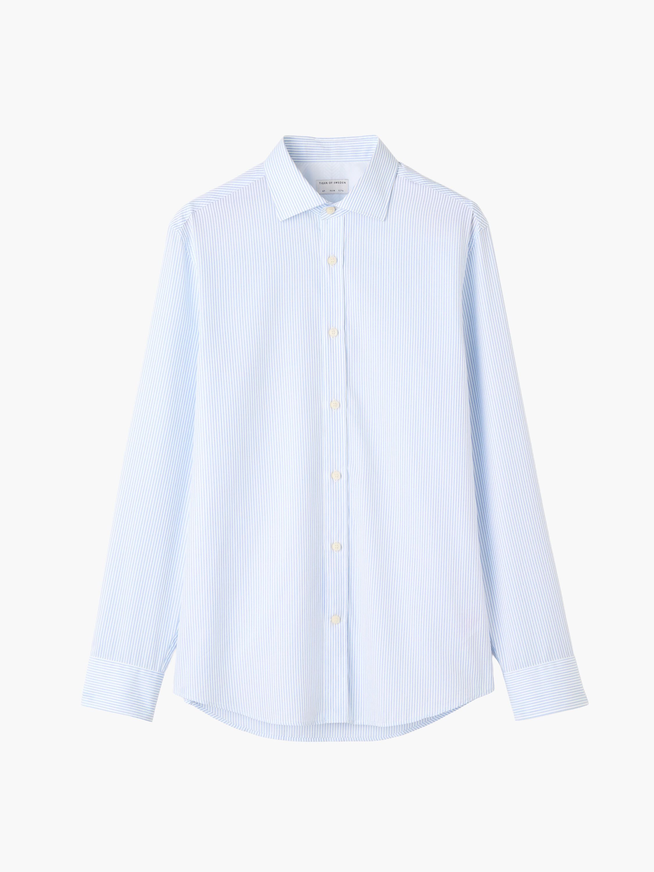 Adley C Cotton Stripe Shirt
