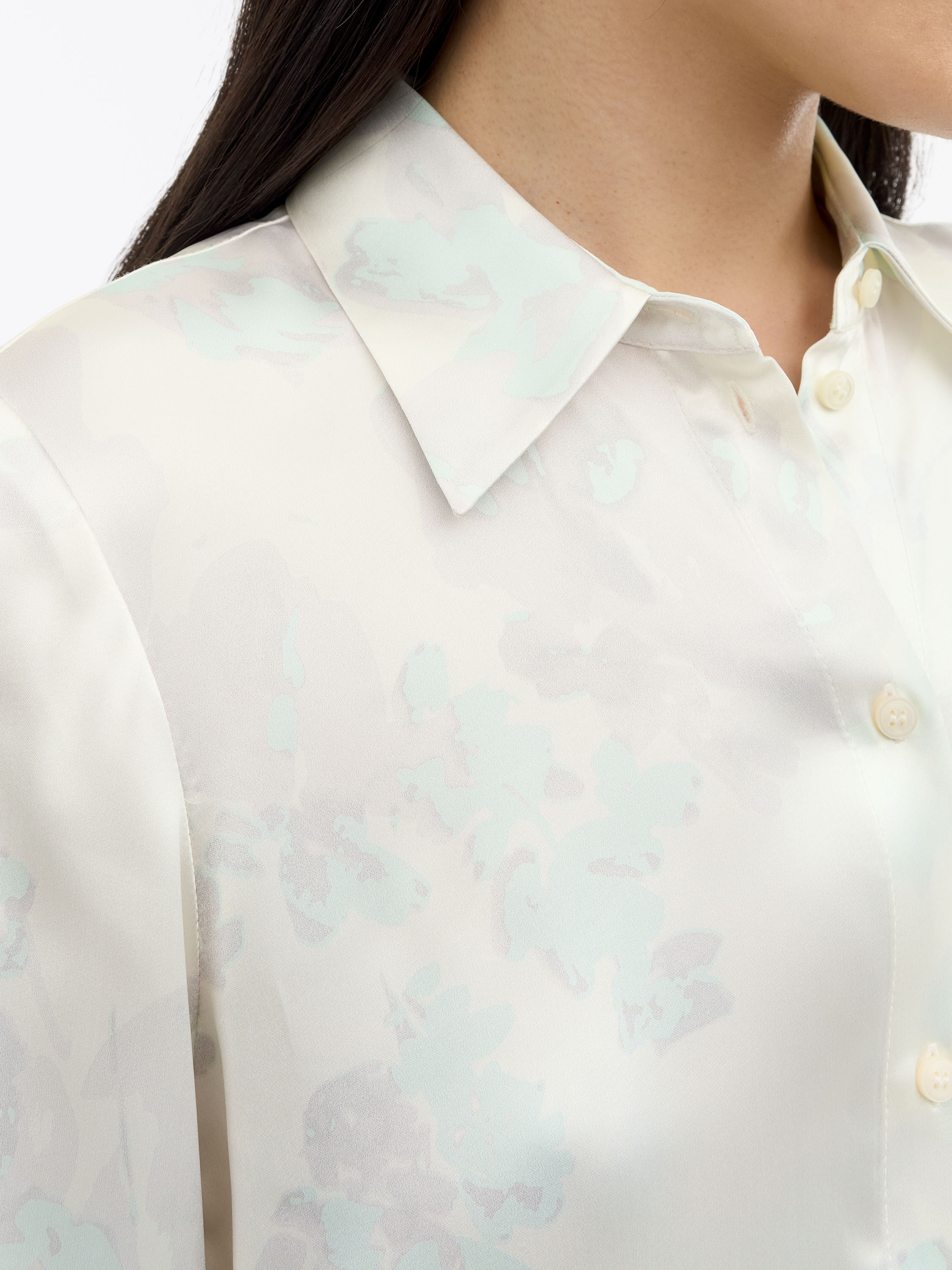Camilla Floral Satin Blouse