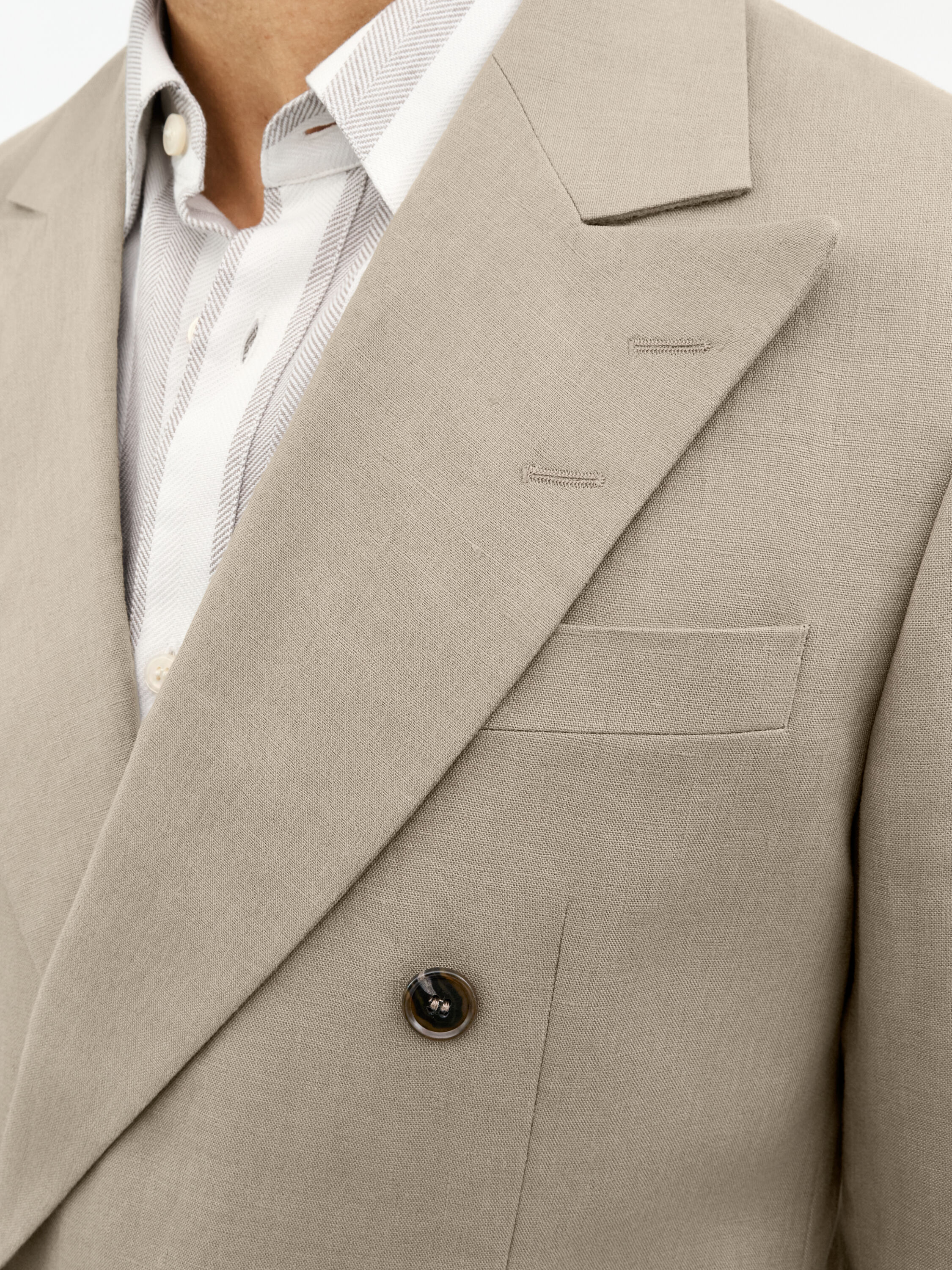 Joachim Light Brown Linen Suit