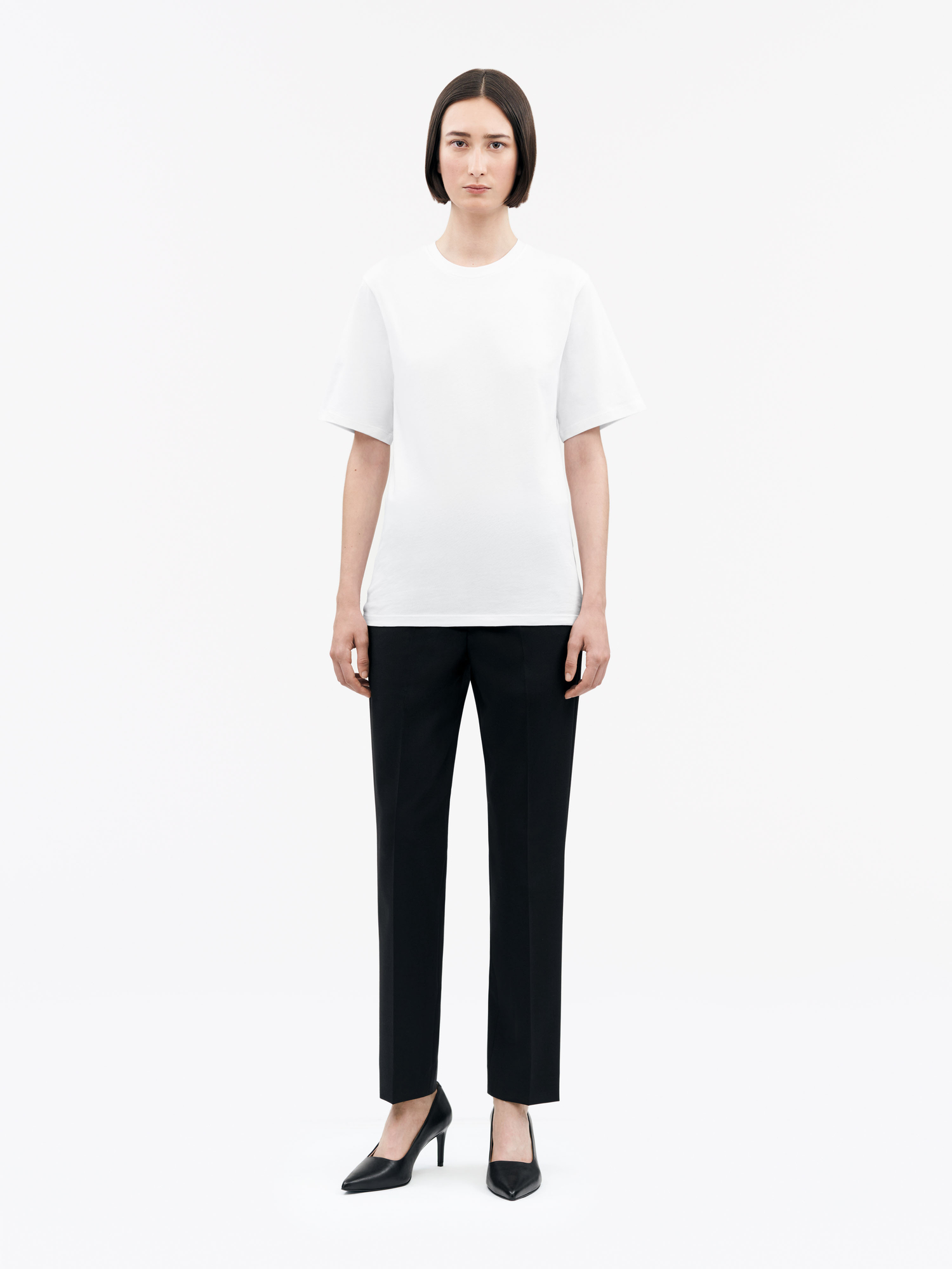 Lori Round-Neck Cotton T-Shirt