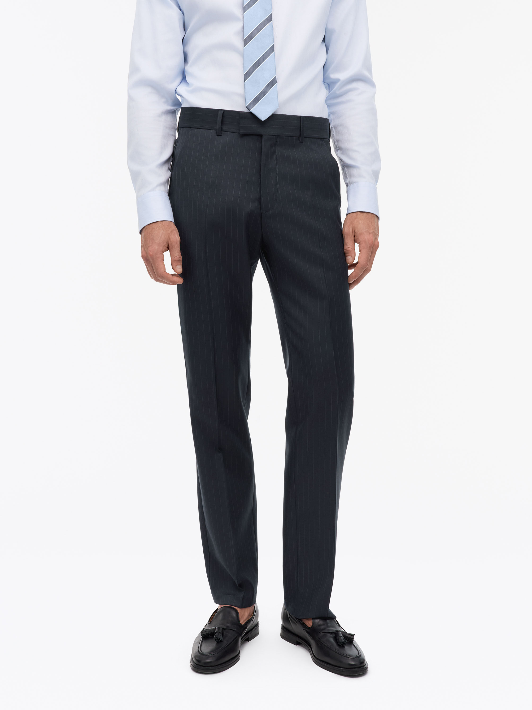 1903 Blue Pinstripe Suit