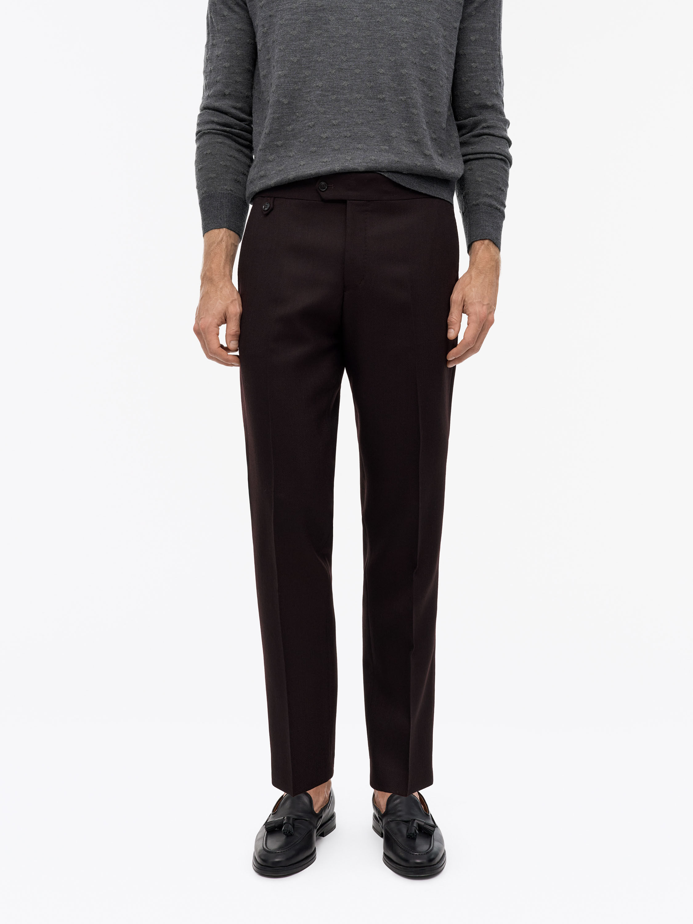 Tense A Herringbone Trousers