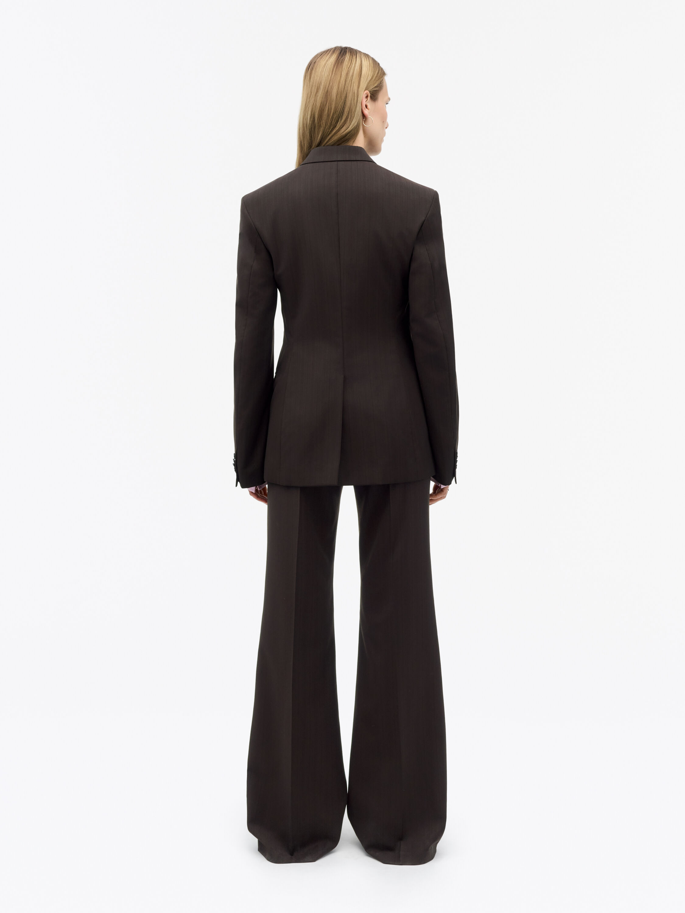 Elmi Wool Stripe Suit