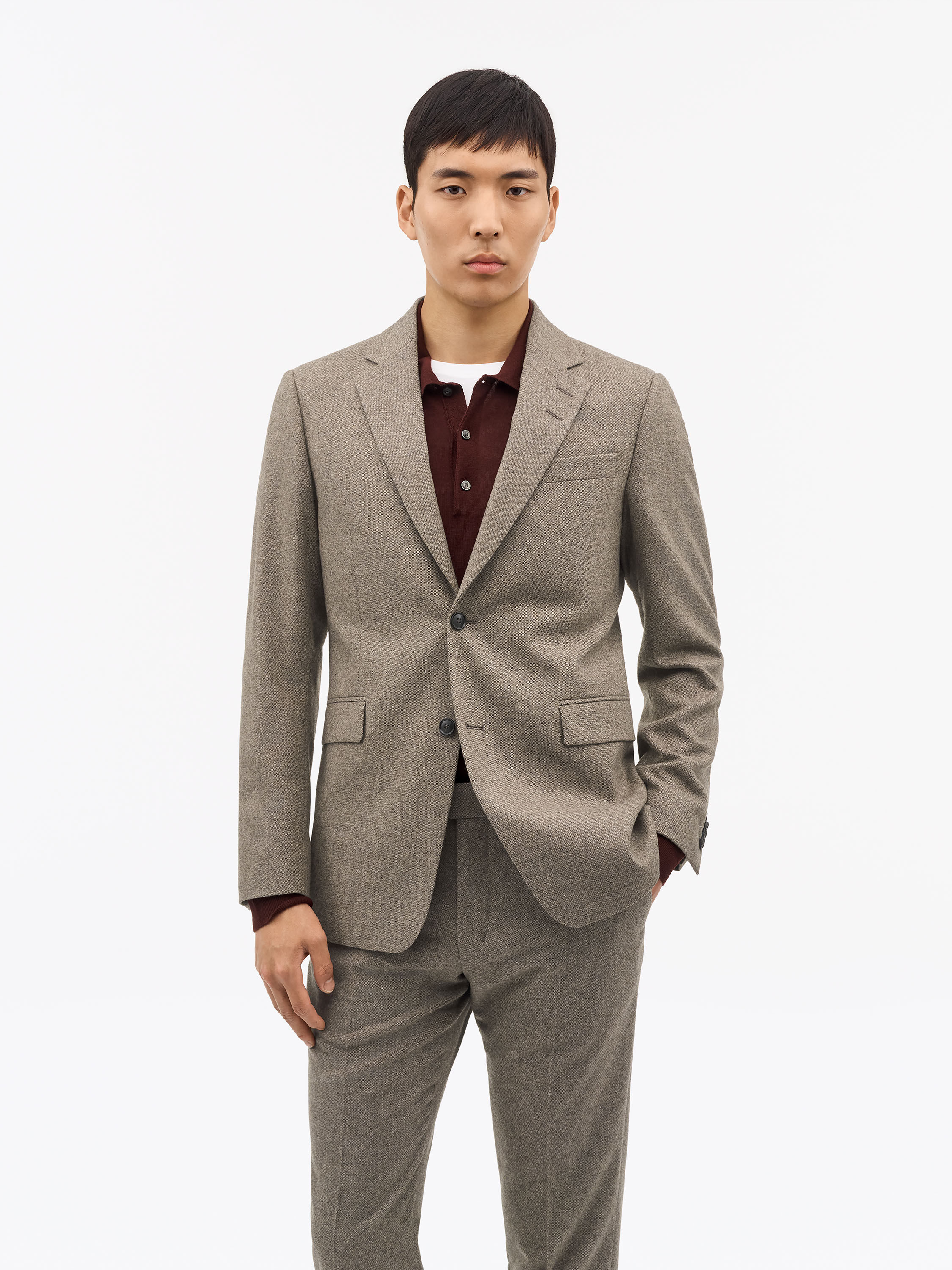 Justin Brushed Wool Jacket