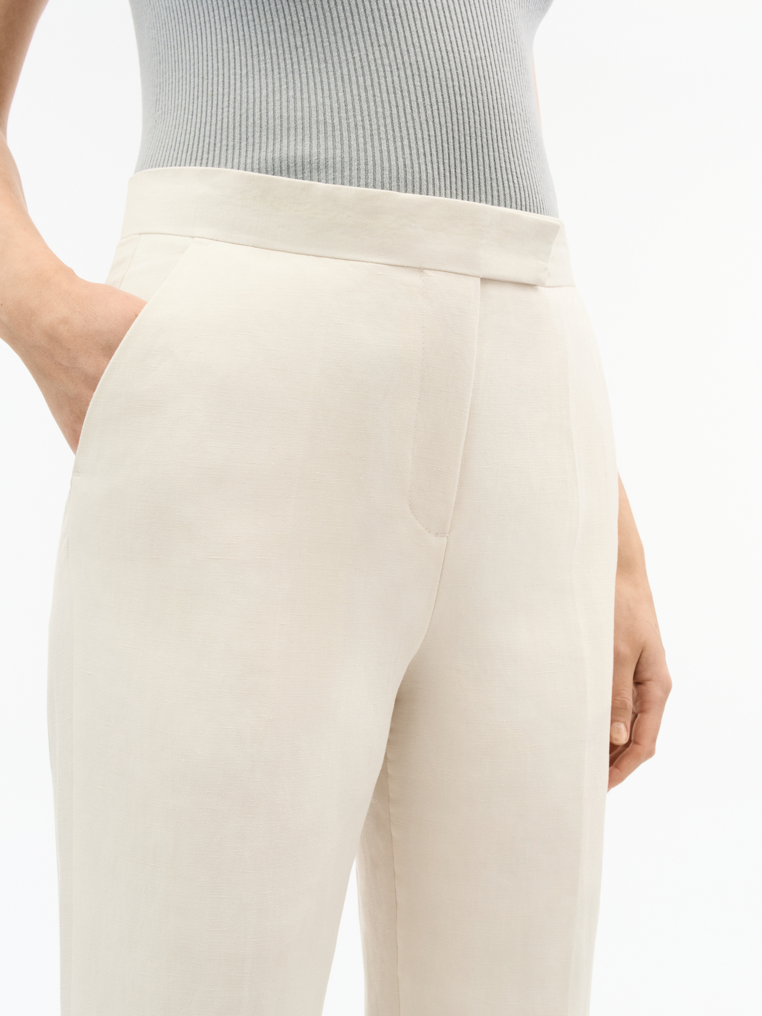 Faye Mid-Rise Trousers