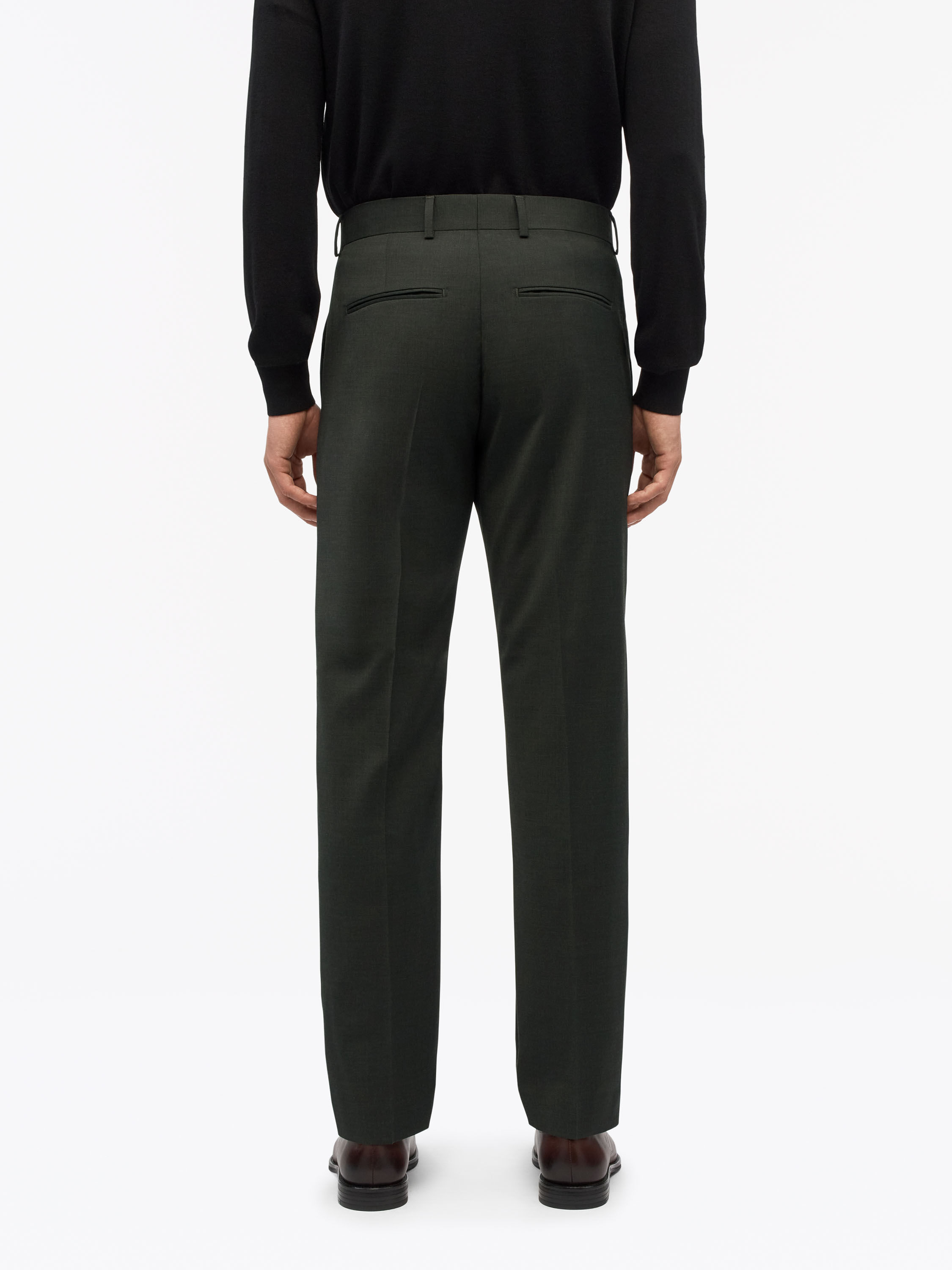Tenses Wool Blend Trousers