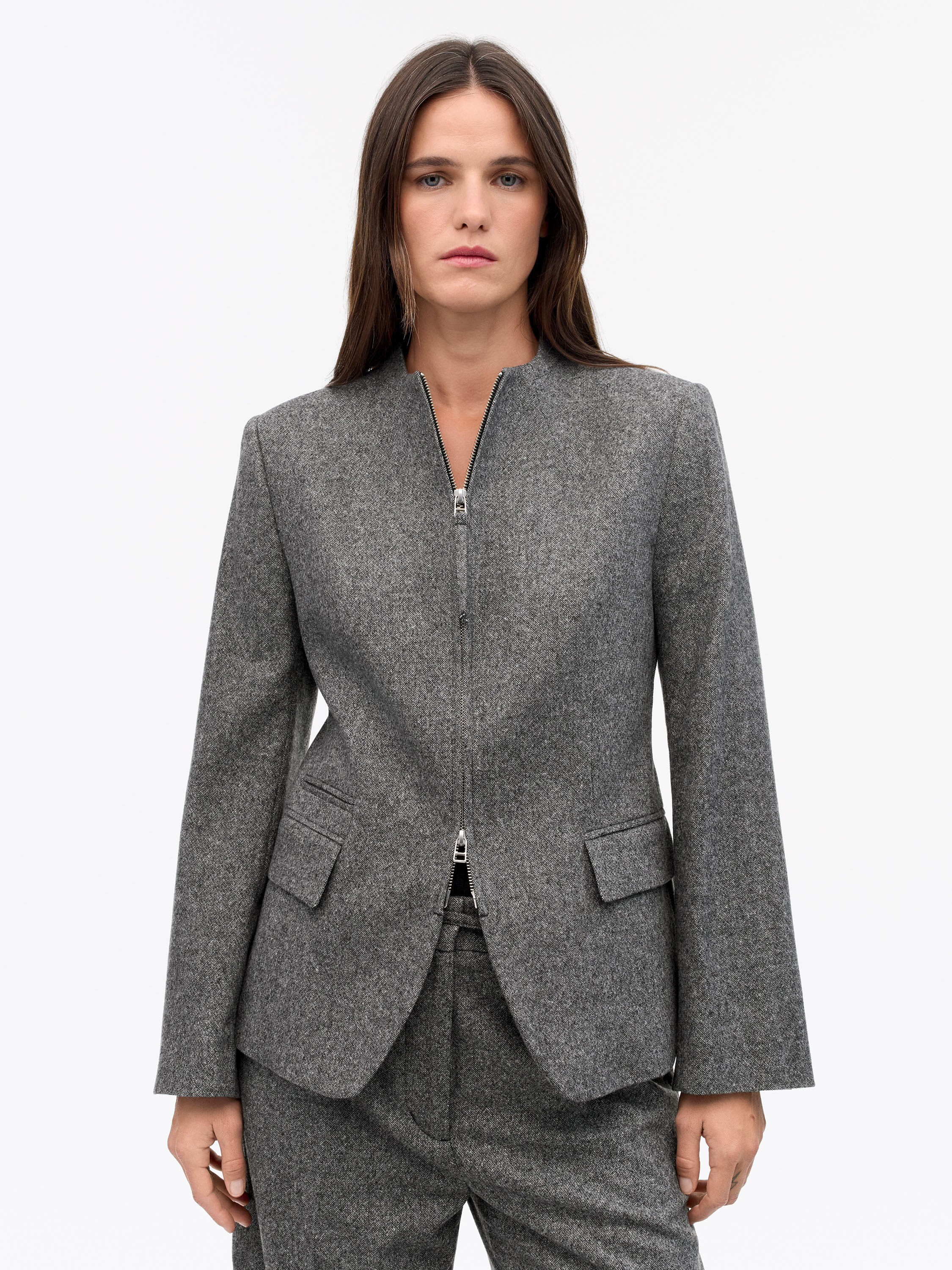 Elisa Brushed Wool Suit