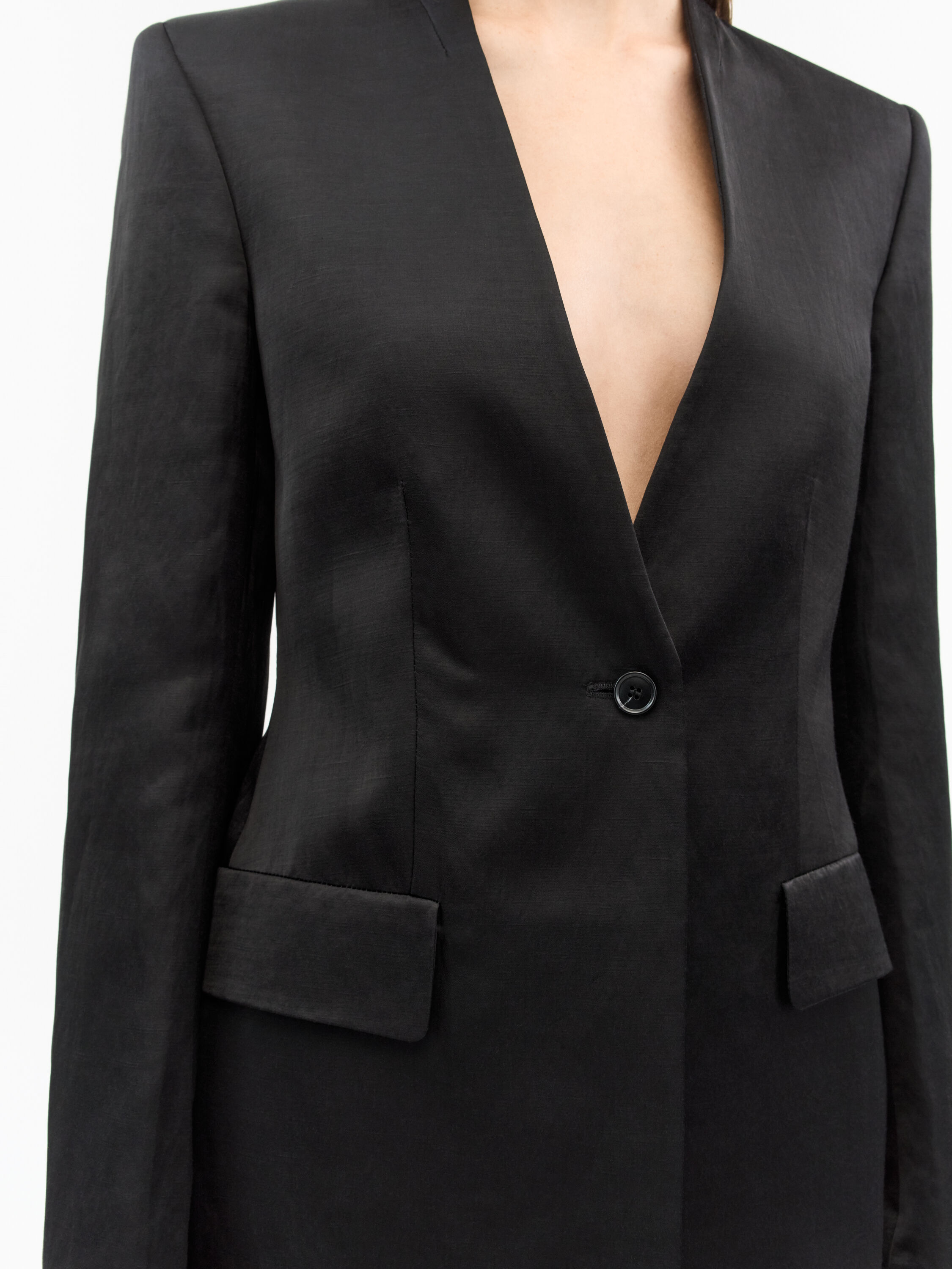 Ayla Collarless Blazer