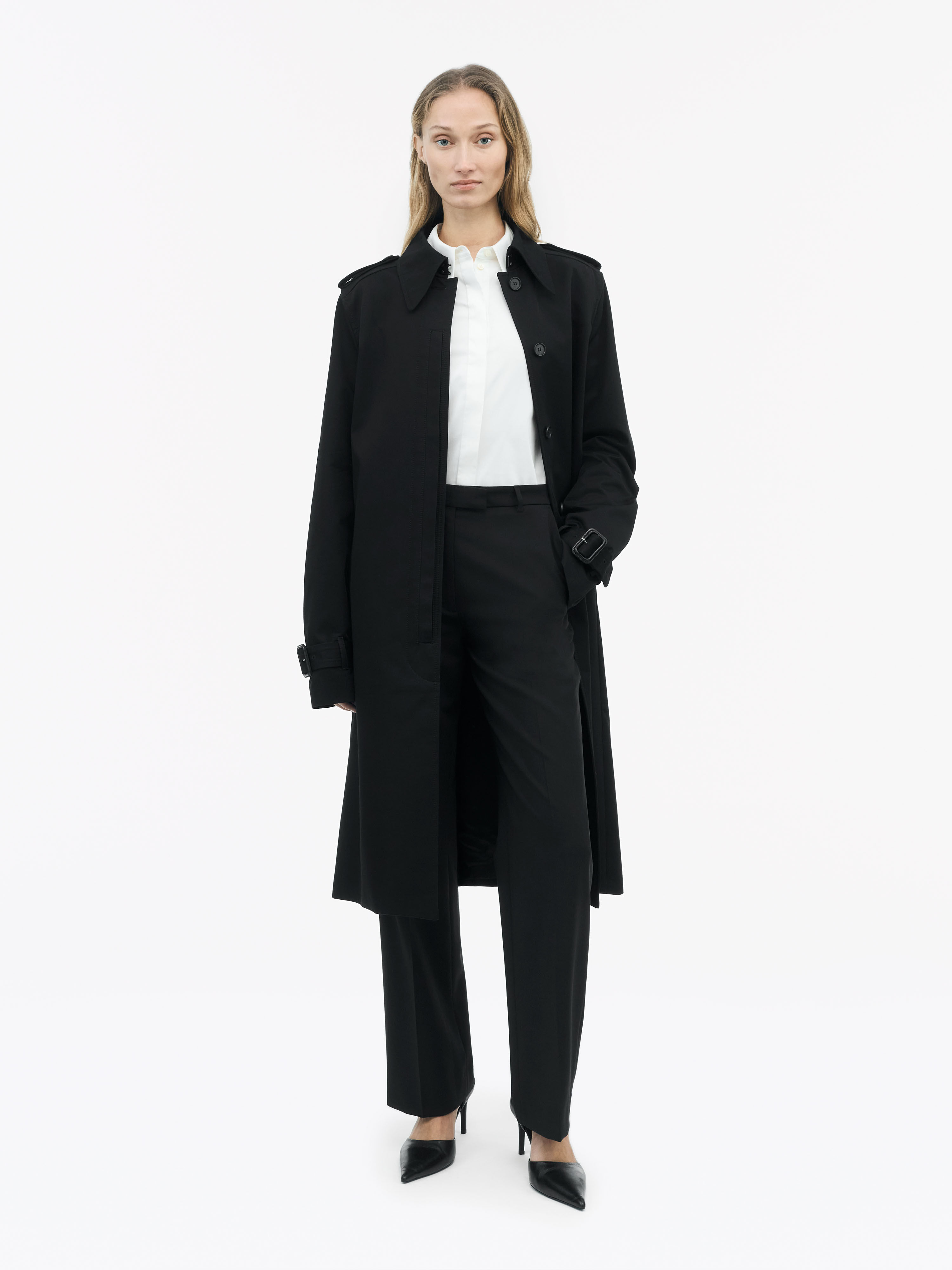 Lamia C Trench Coat i Bomuld