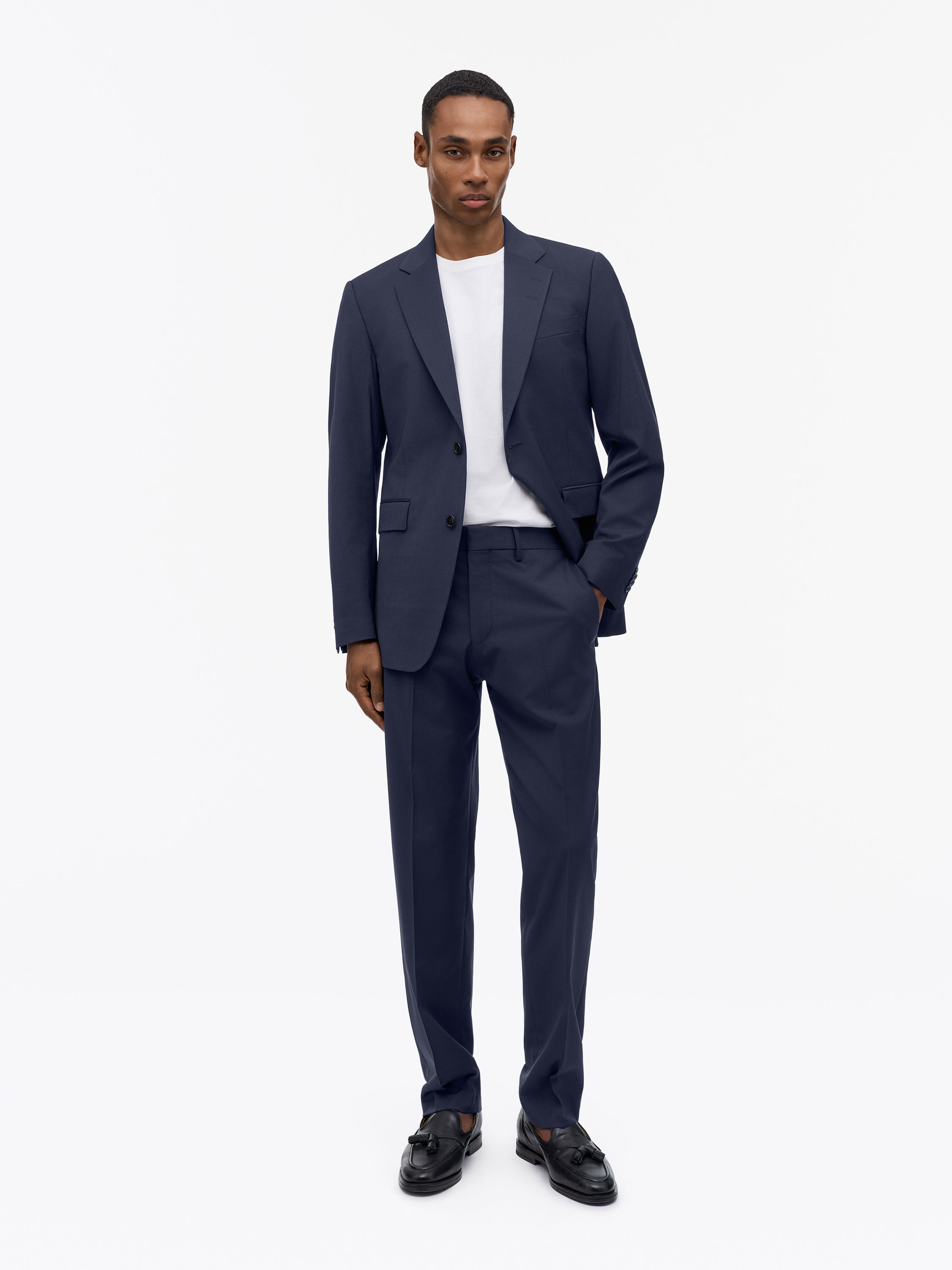 Tenses Wool Blend Trousers