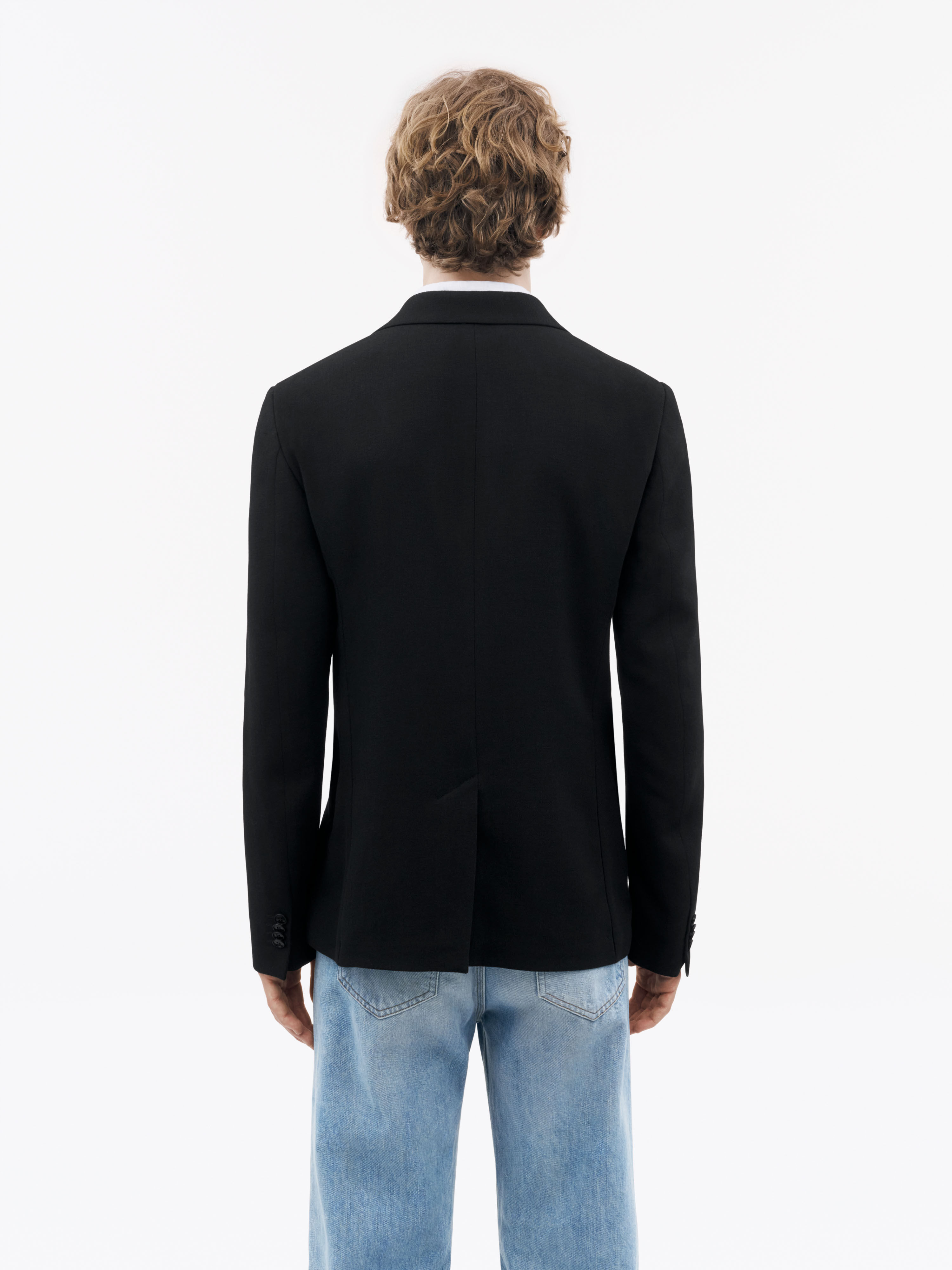 Structured weave black Julien HL Jacket | Tiger Of Sweden