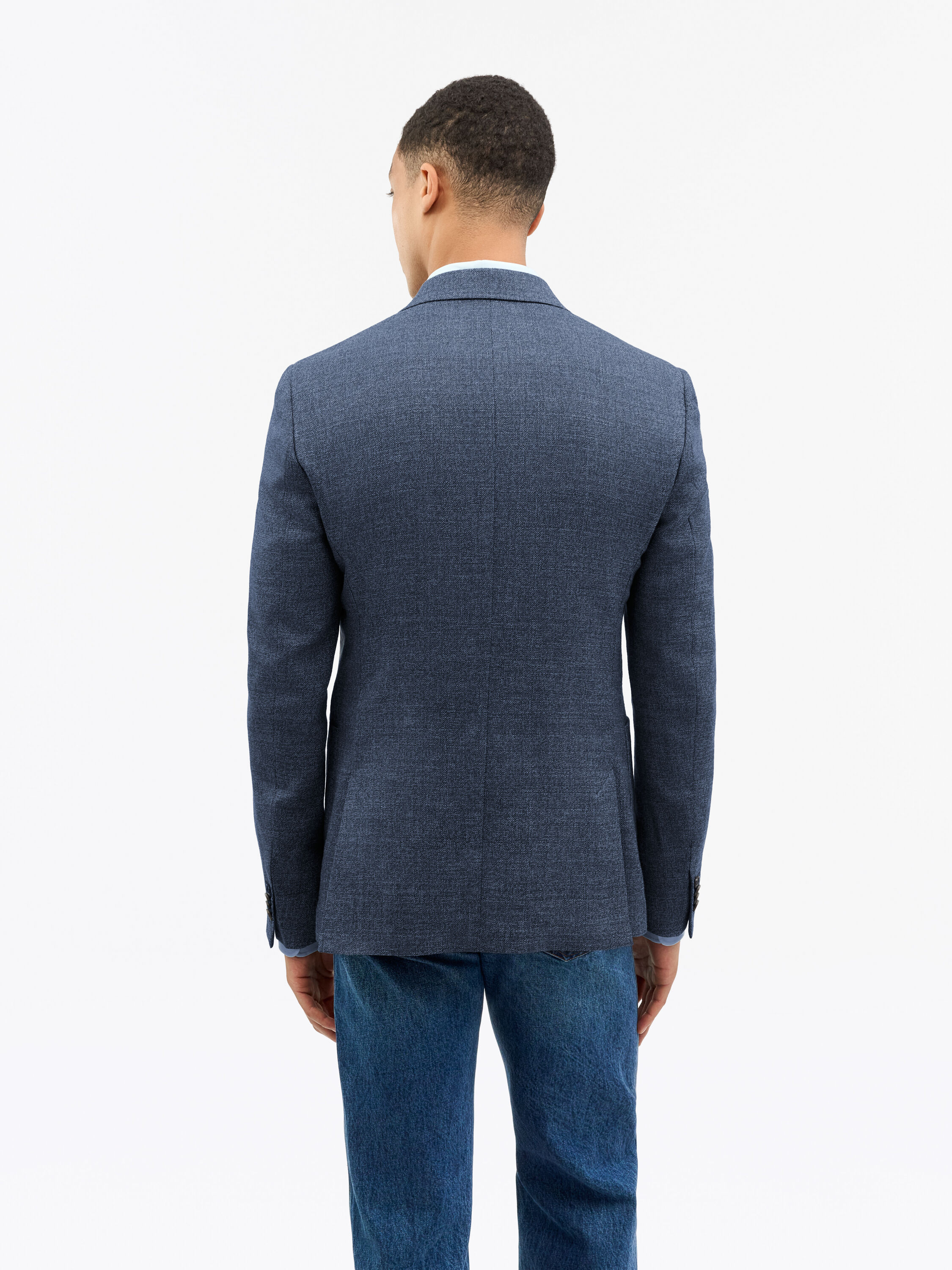 Justin HL Leinen-Wollblazer