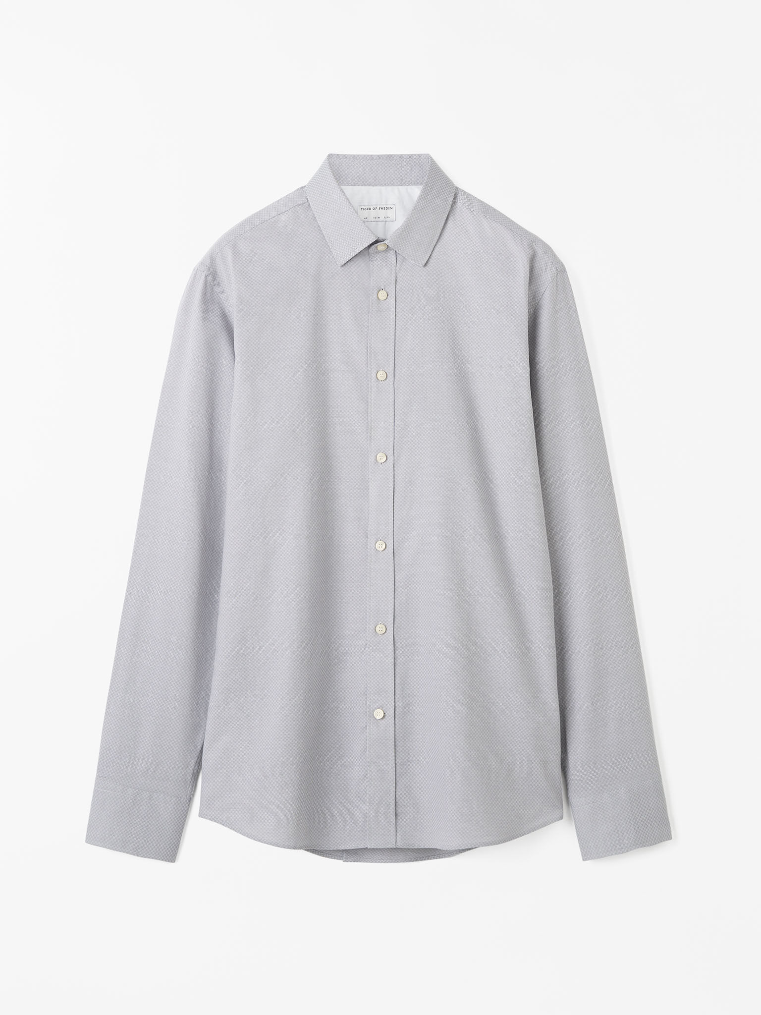 Adley Baumwoll-Stehkragen-Hemd