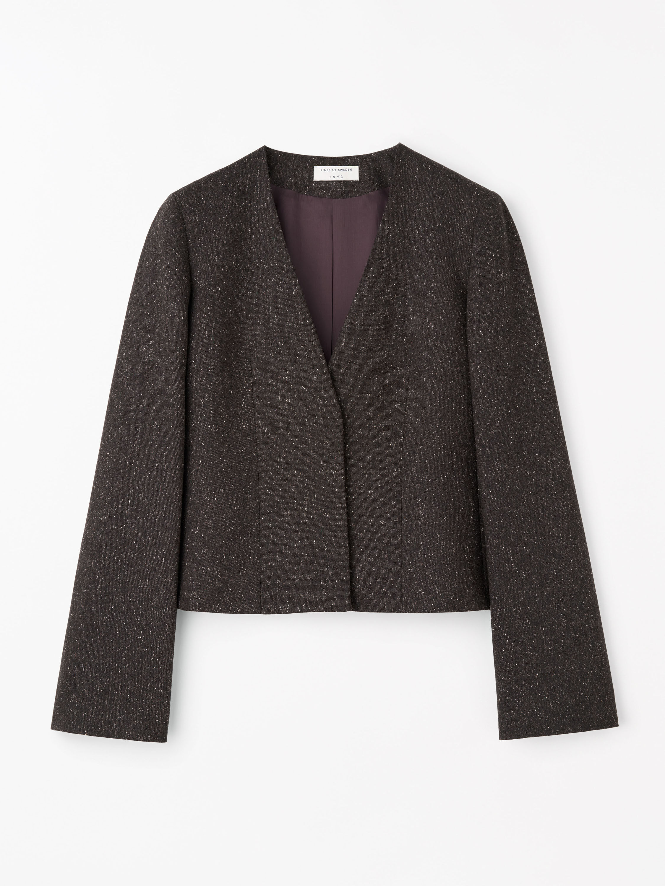 Eleanor Flecked Wool Suit