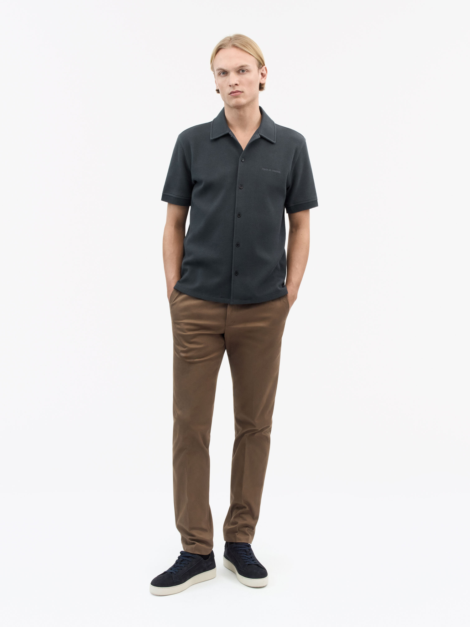 Saint Cotton Piqué Polo Shirt