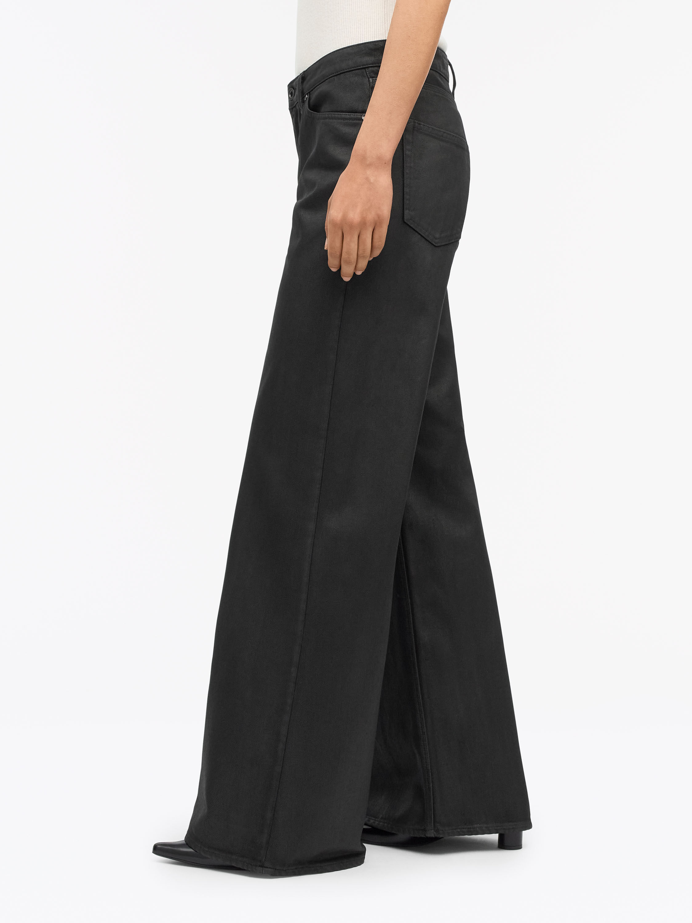 Jean en Denim Enduit Kinne