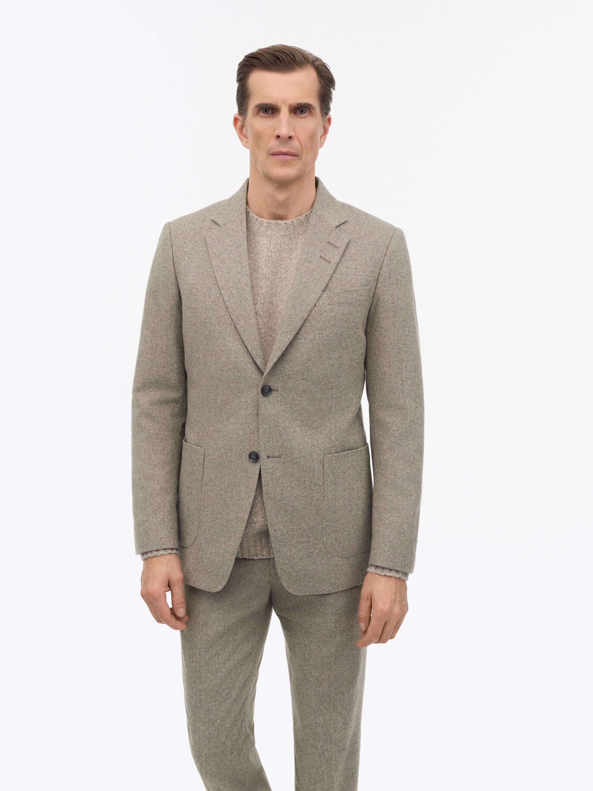 Justin Brushed Wool Suit